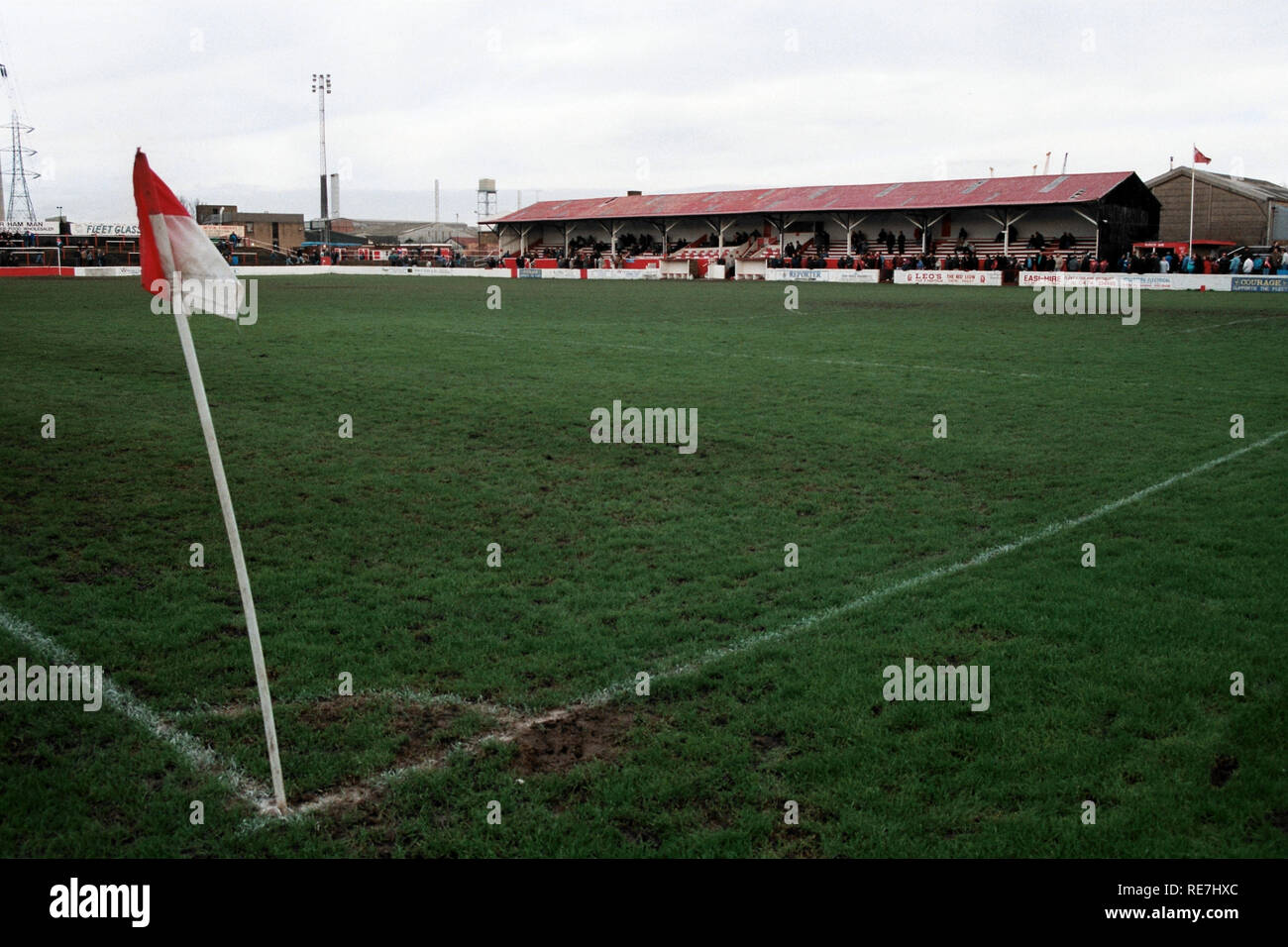 General view of Gravesend & Northfleet FC Football Ground, Stonebridge