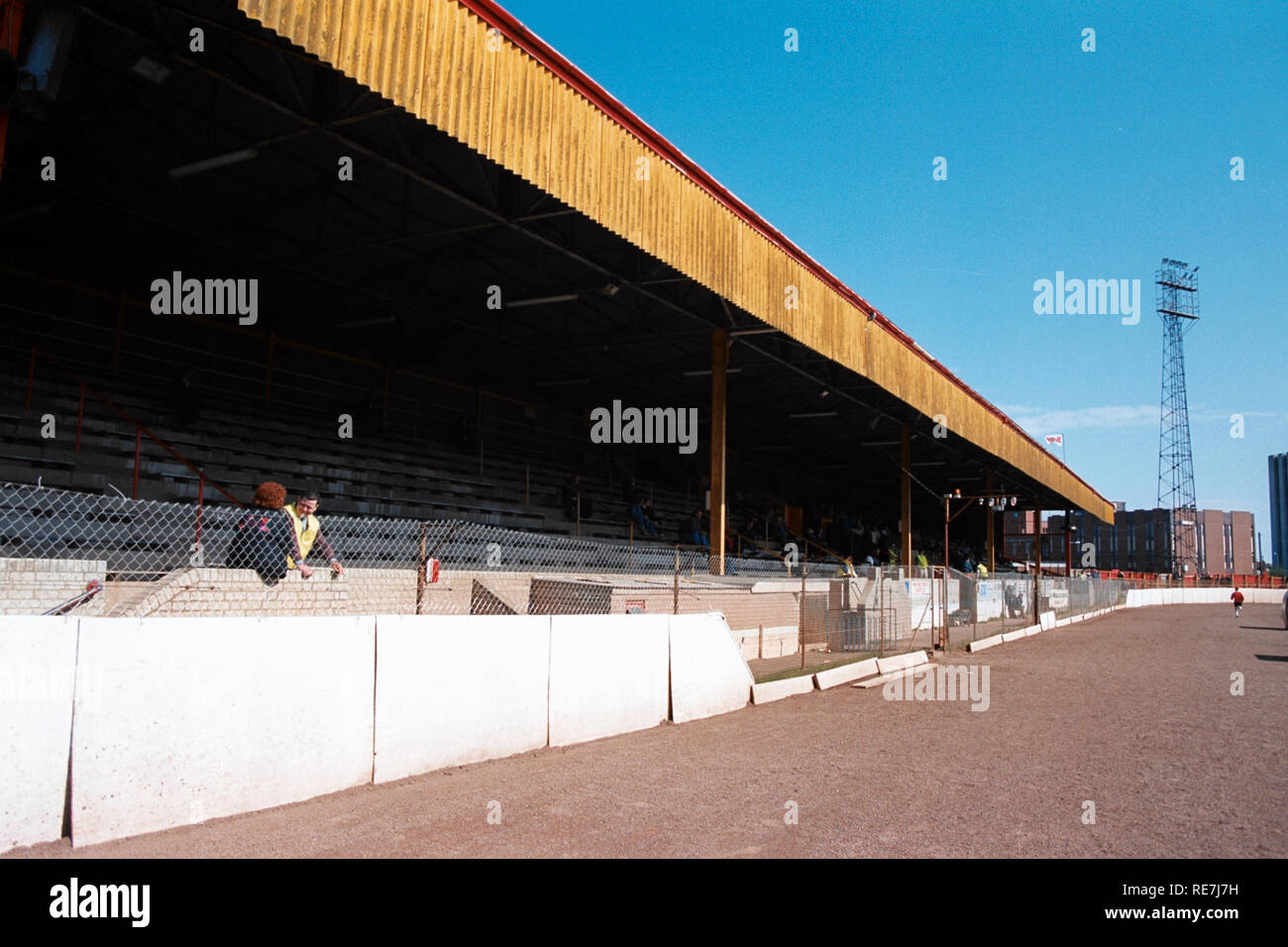 General view of Poole Town FC Football Ground, Poole Stadium, Wimborne