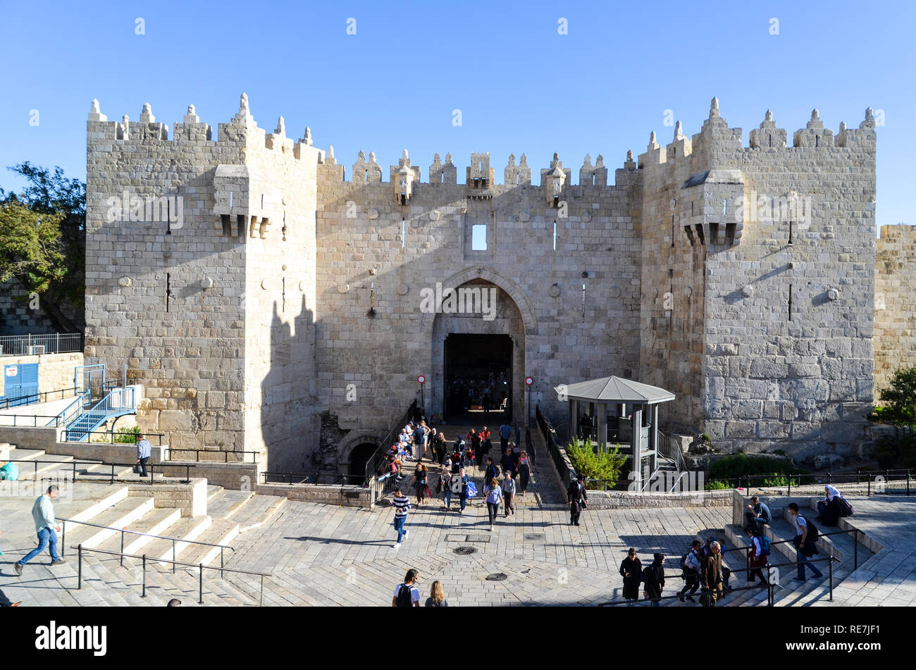 Damascus Gate, Jerusalem Stock Photo Alamy