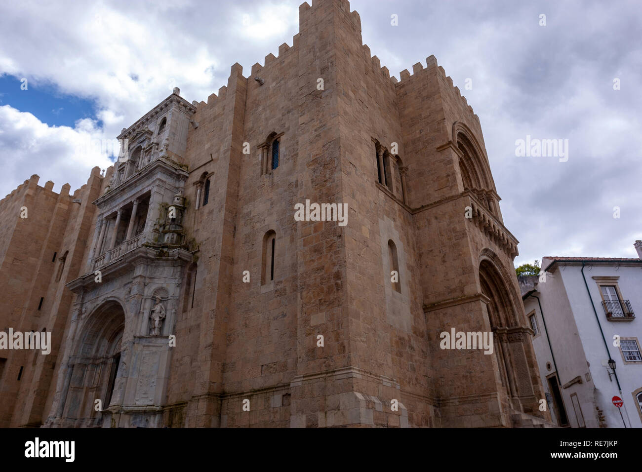 Renaissance Porta Especiosa On The North Facade Of The Old Cathedral Se Velha Largo Se Velha Coimbra Portugal Stock Photo Alamy