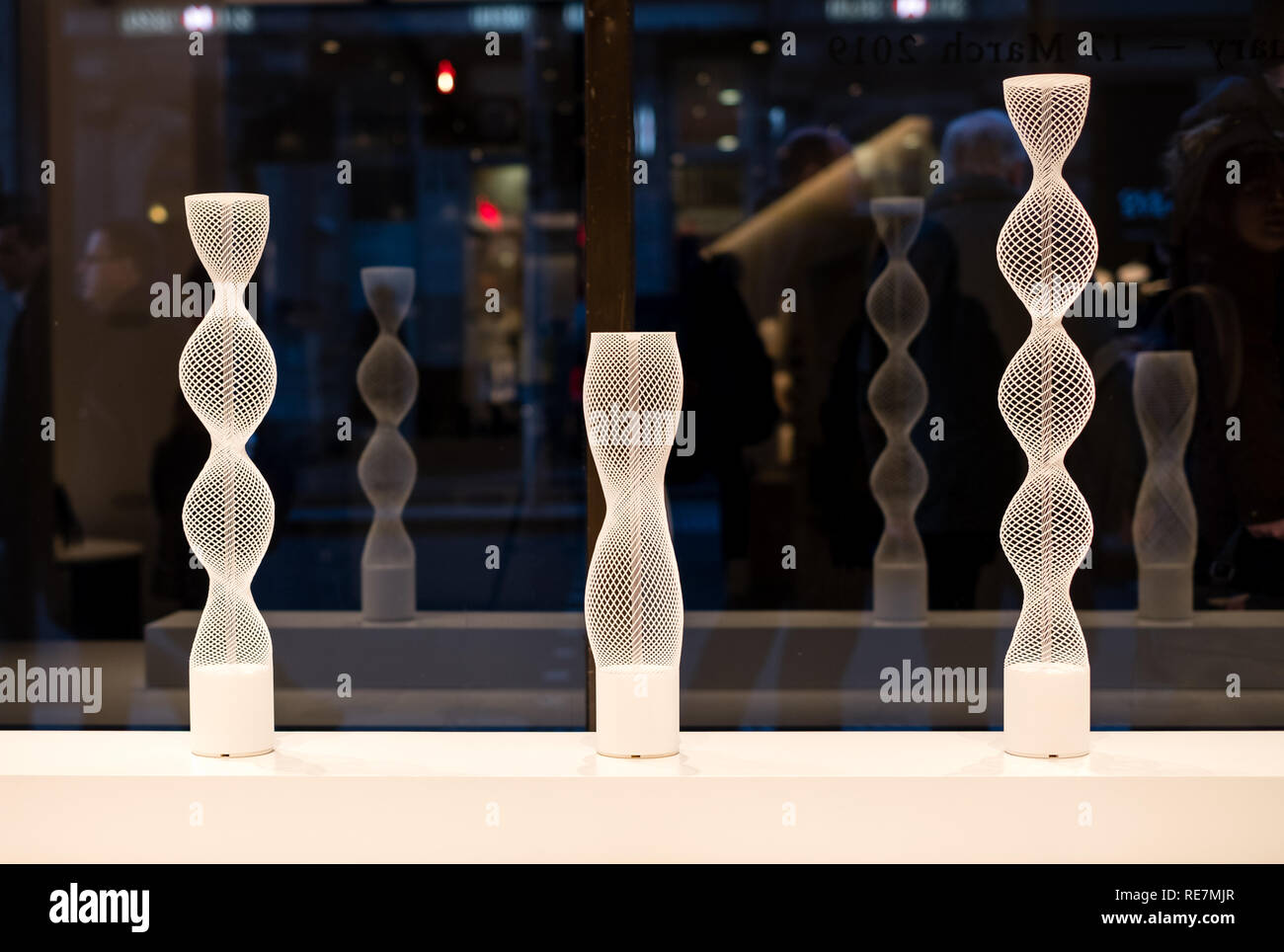 Objects on display on the retail floor at Japan House, Kensington High