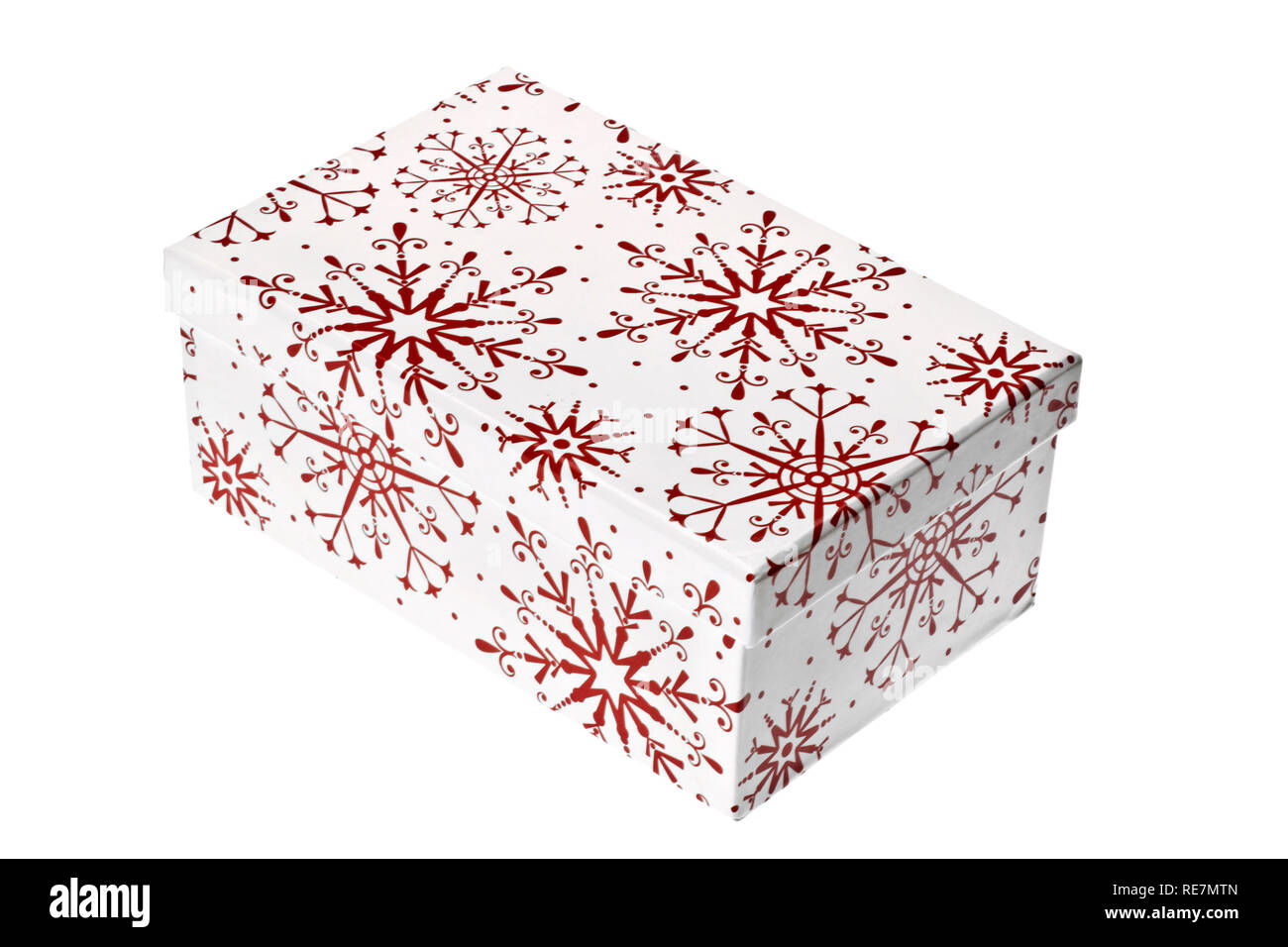 Gift box isolated on a white background Stock Photo