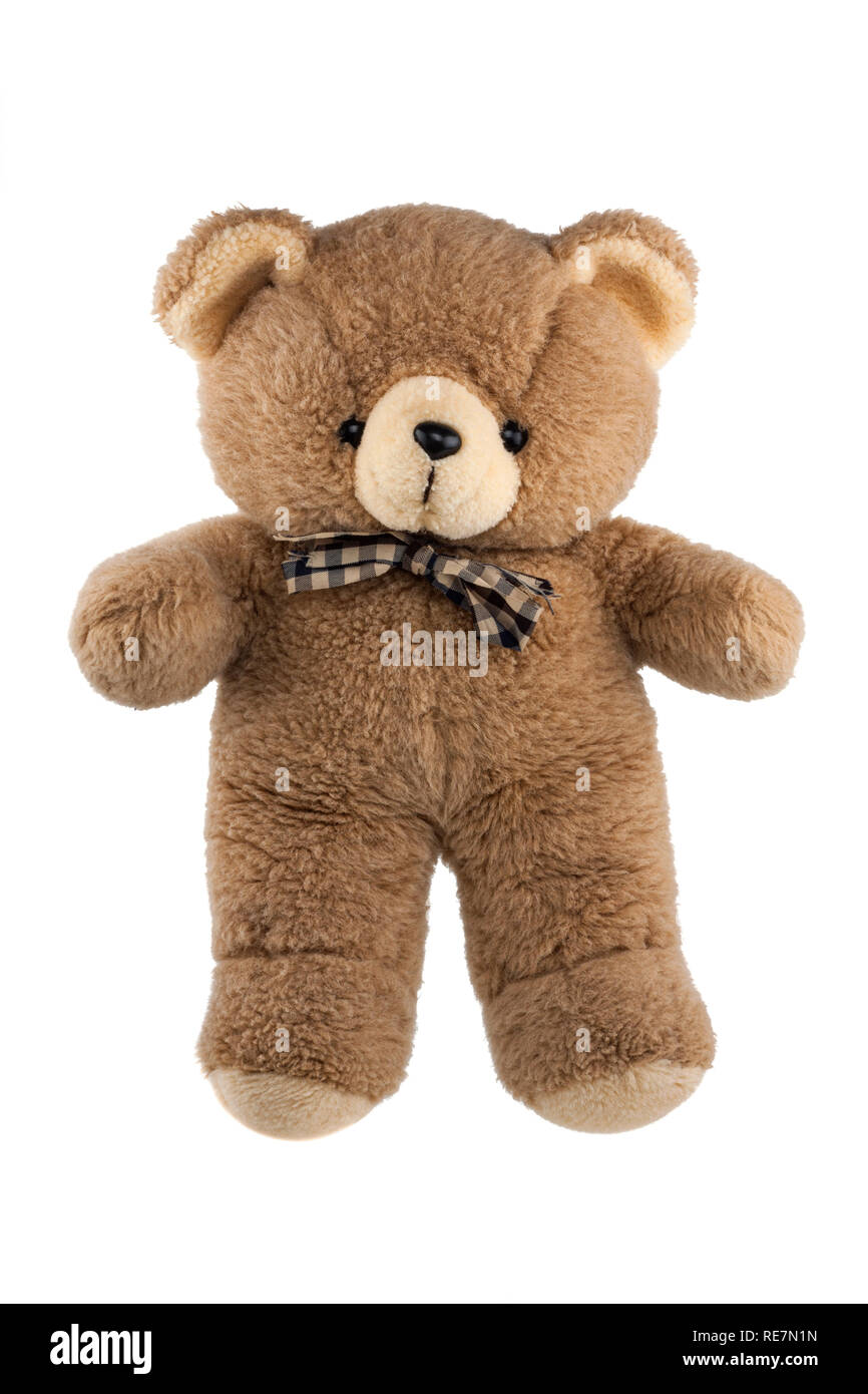 teddy bear isolated on white background Stock Photo - Alamy