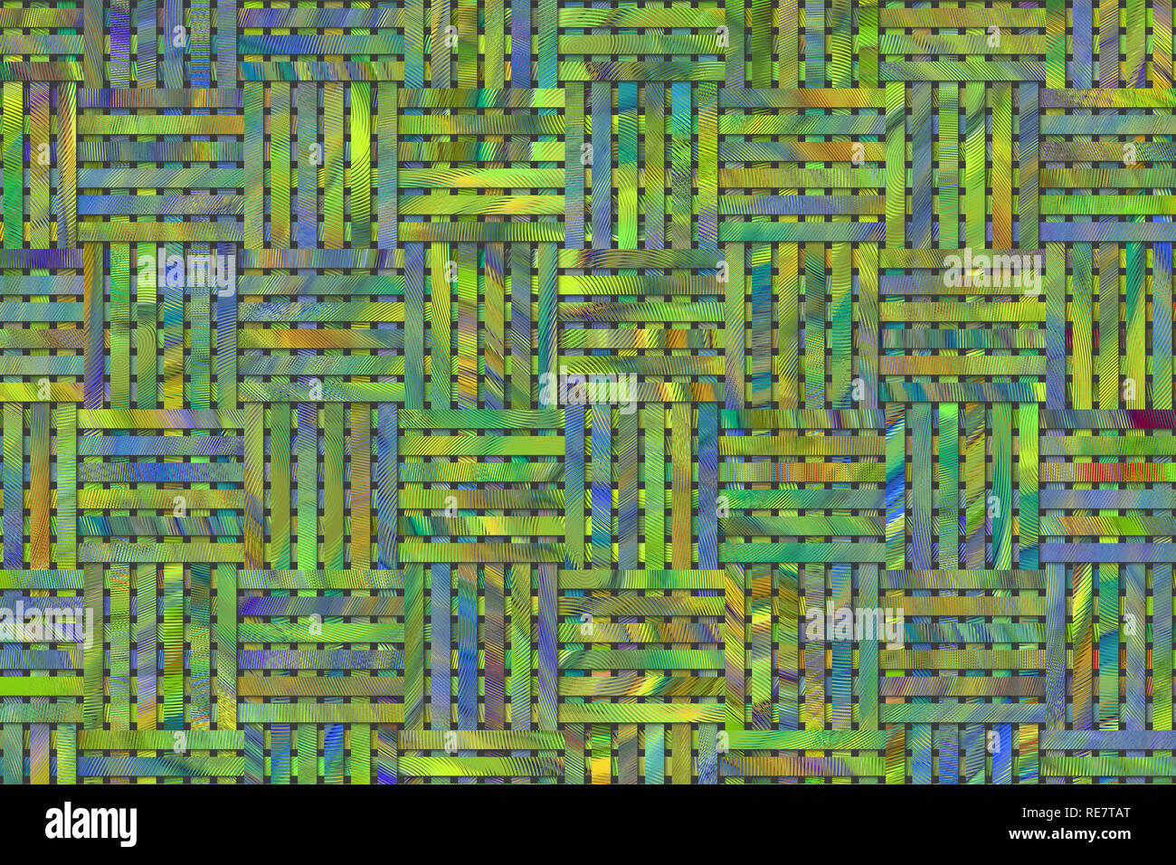 Artistic woven mat rattan background abstract Stock Photo - Alamy