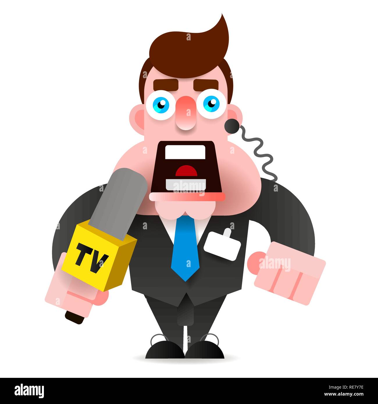 Reporter Vector Vectors High Resolution Stock Photography and Images ...
