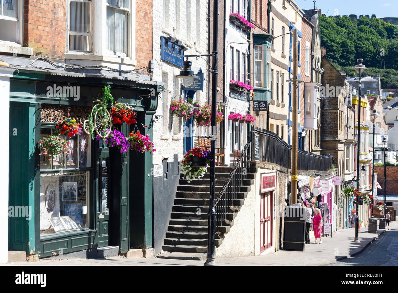 Shopping shops hill eastborough scarborough seaside beach resort hires