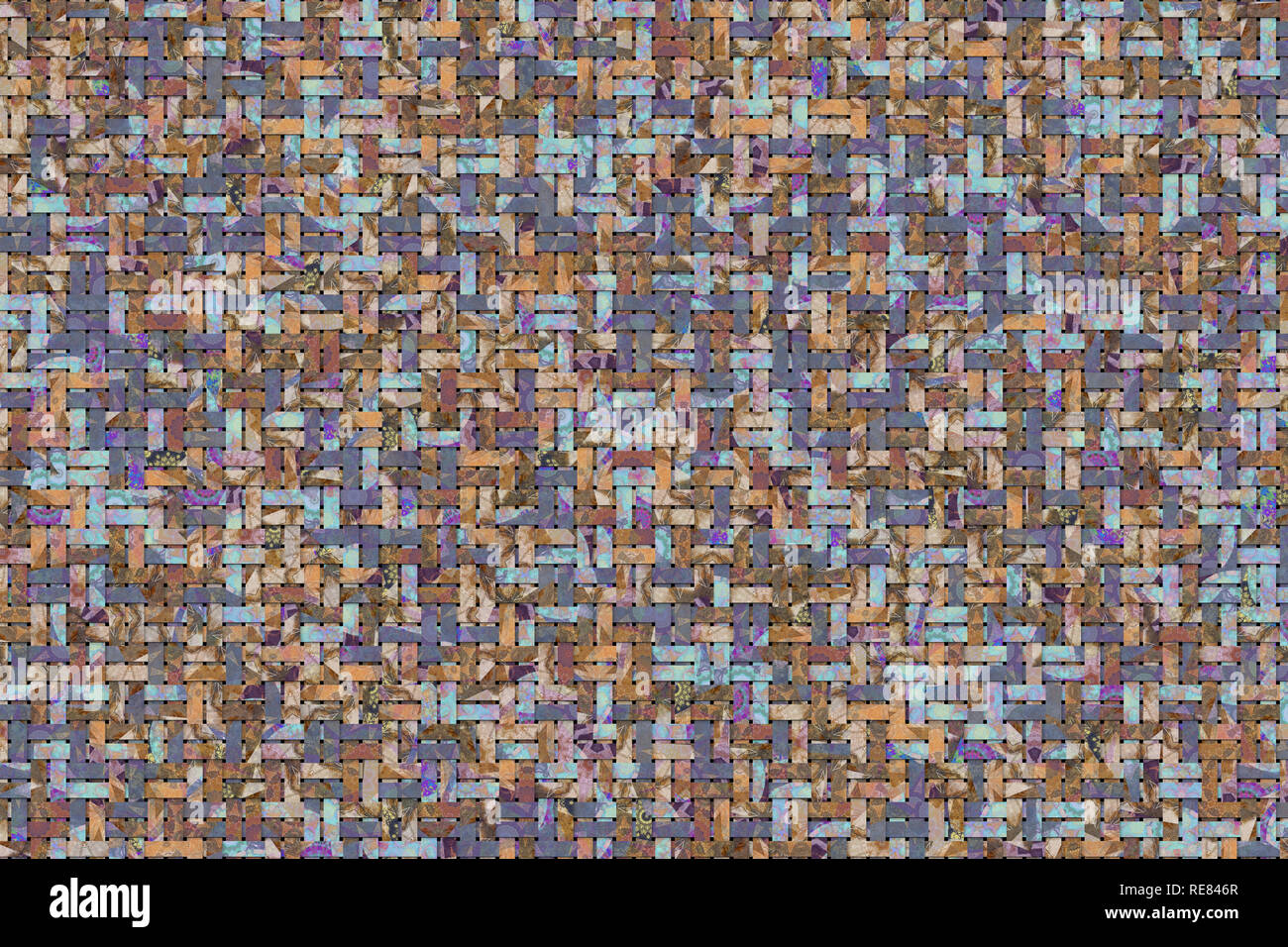 Artistic woven mat rattan background abstract Stock Photo - Alamy