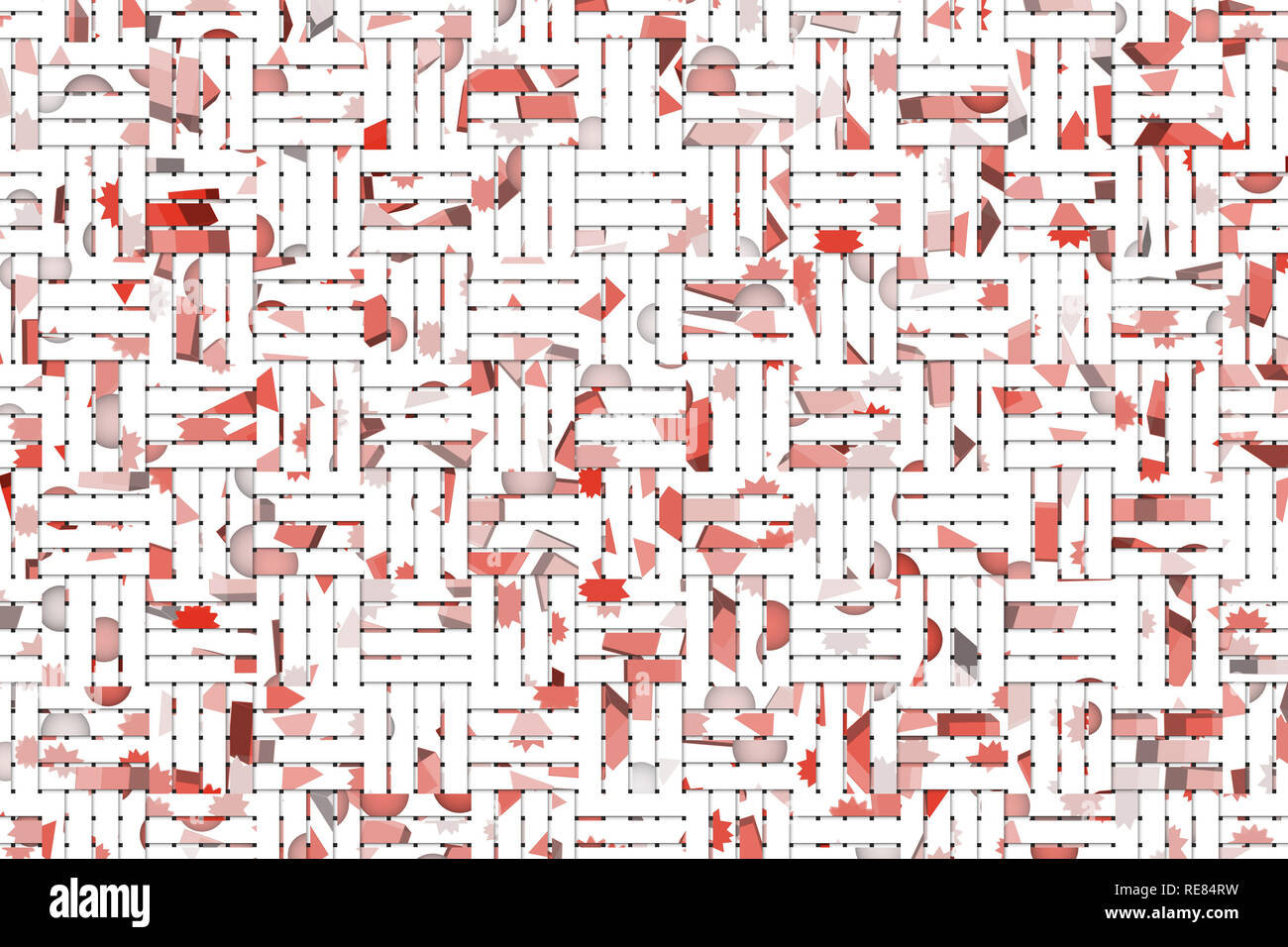 Rattan woven mat illustrations background, for graphic design