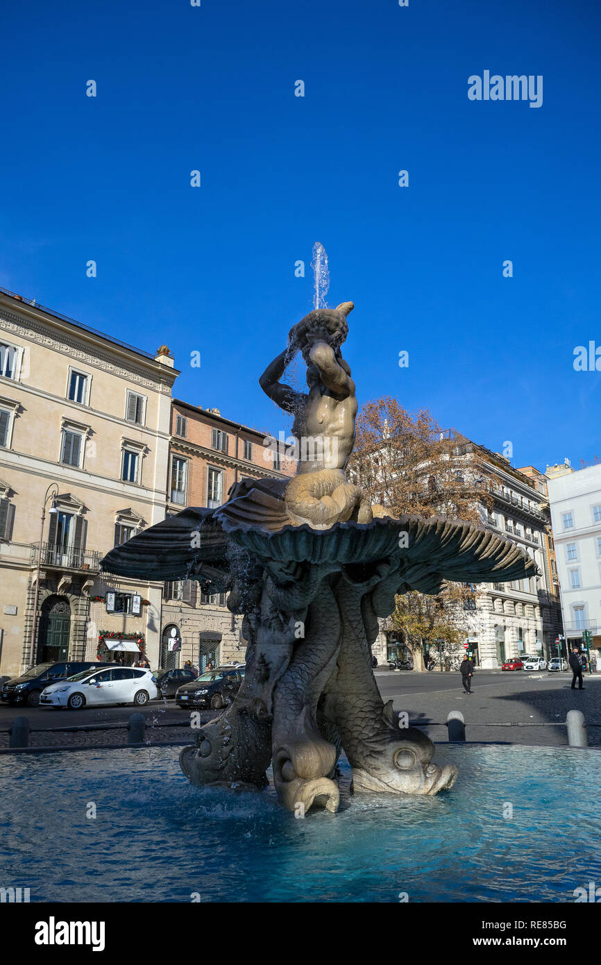 Bernini's triton fountain hi-res stock photography and images - Alamy