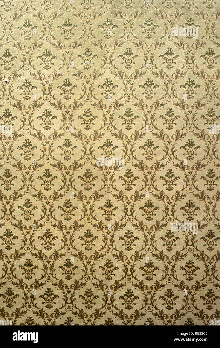 Victorian style vintage pattern on wall. Ornamental background wallpaper.  Pastel tones Stock Photo - Alamy