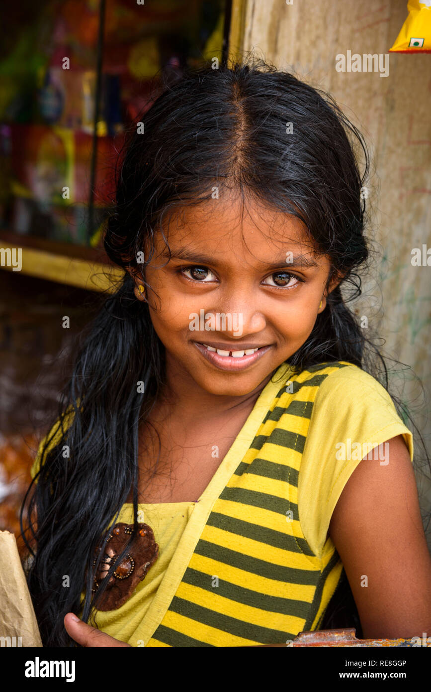 Girl in a shop in Cochin, Kochi, Kerala, India Stock Photo - Alamy