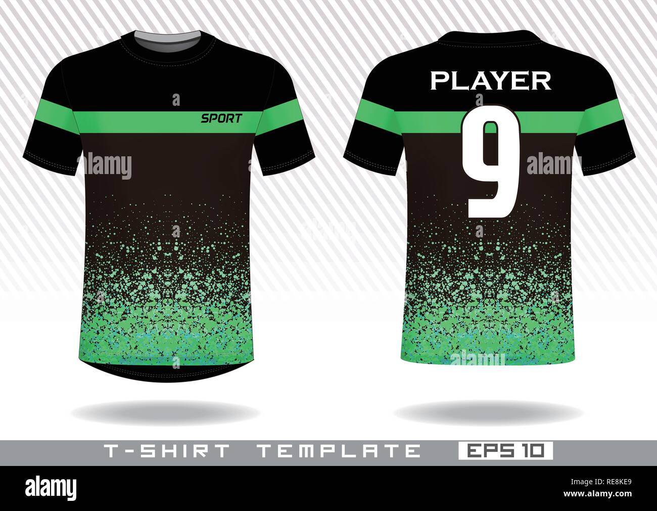 sports t shirt template. uniform design. team wear design. prints design  Stock Vector Image & Art - Alamy