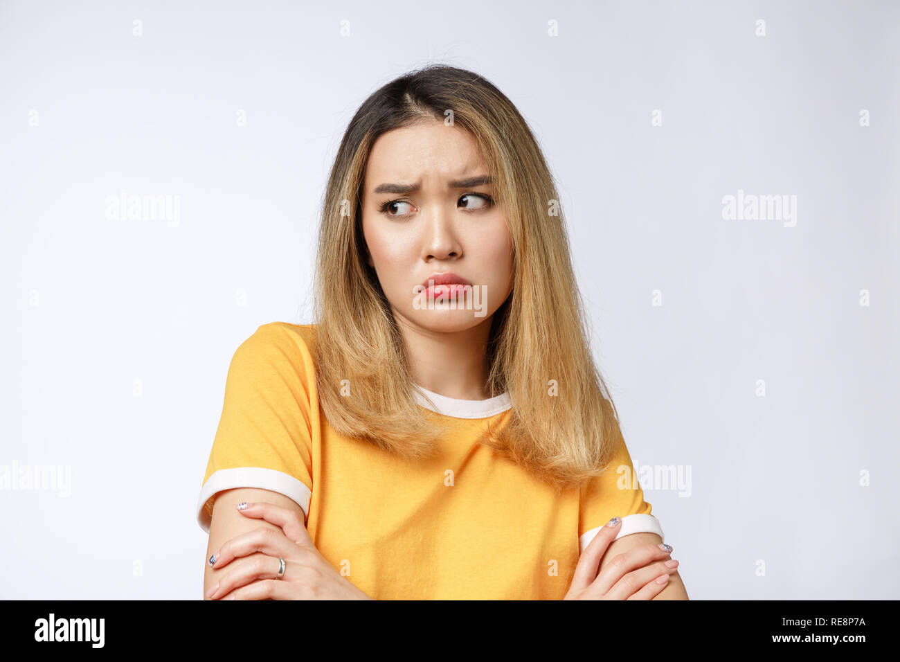 Crazy asian woman hi-res stock photography and images - Alamy