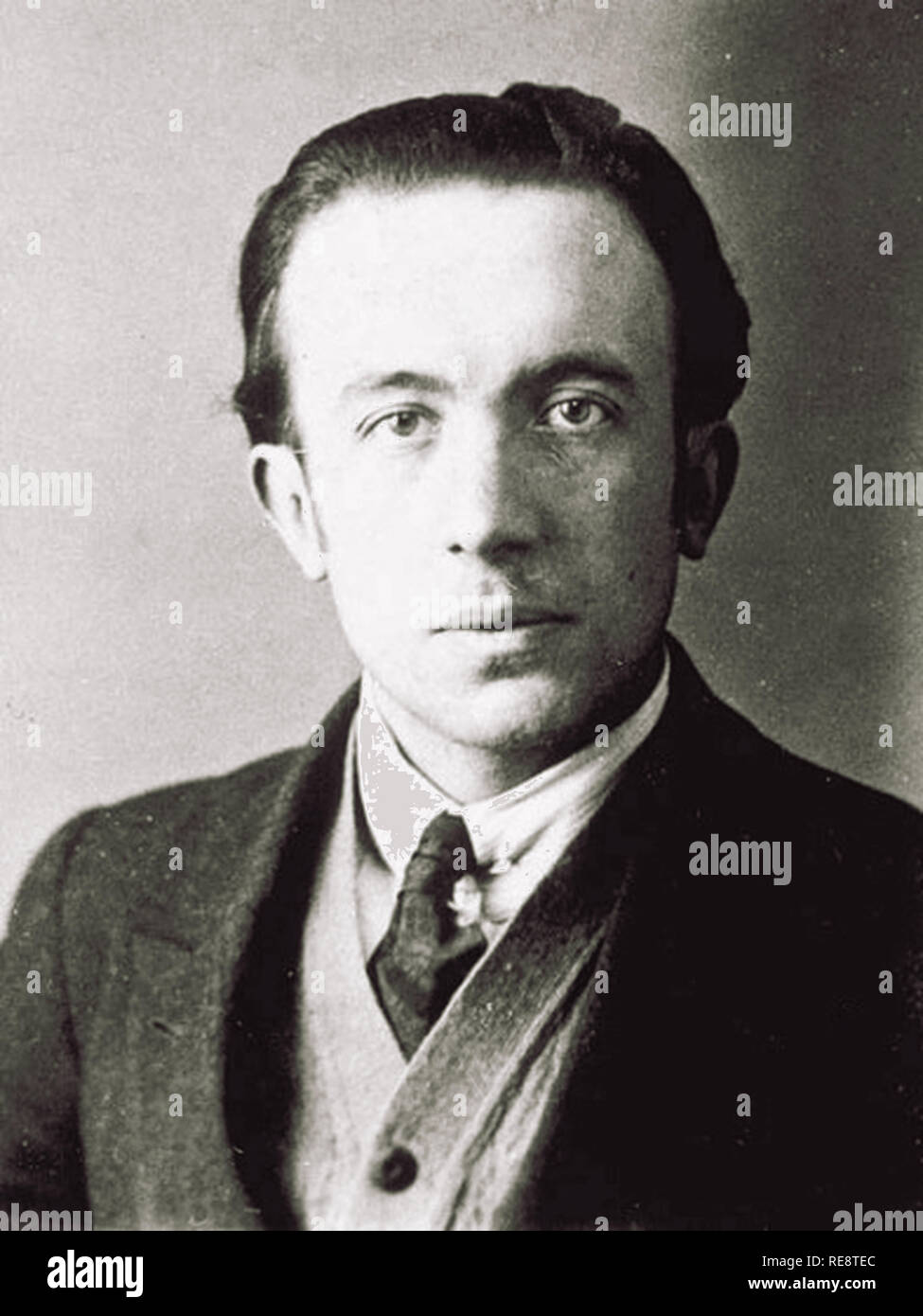 Paul Éluard or Eugène Émile Paul Grindel (1895 – 1952), French poet and one of the founders of the surrealist movement Stock Photo