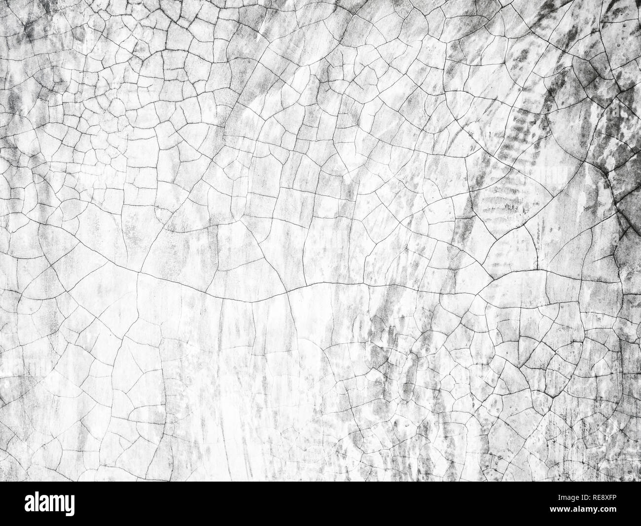 Texture of Cracked White Plaster Wall for for backdrop composition for  website magazine or graphic design background Stock Photo - Alamy
