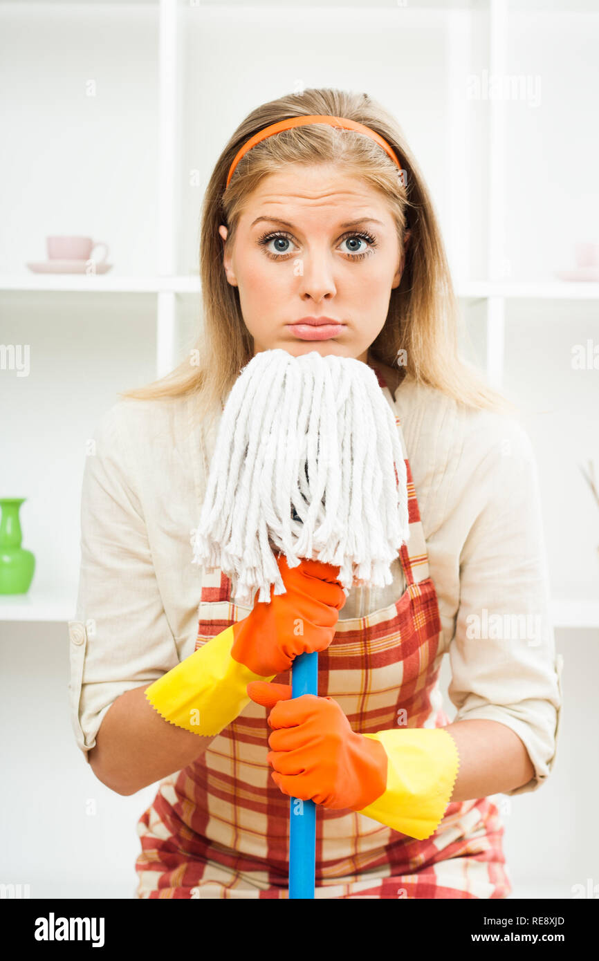 Exhausted tired housework hi-res stock photography and images - Alamy