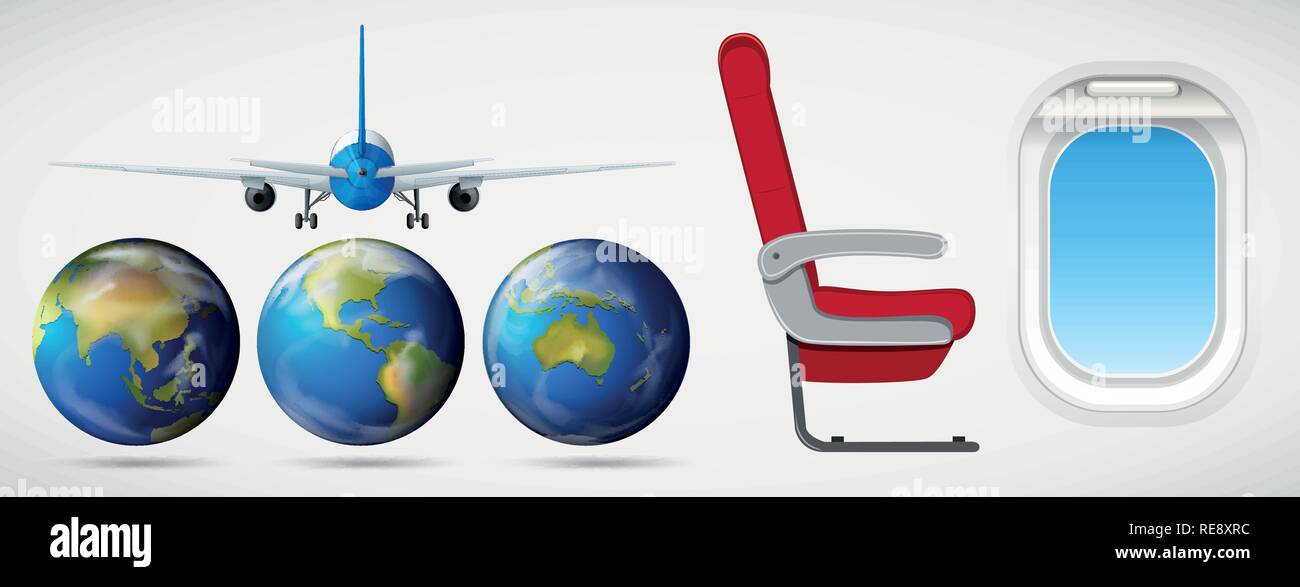Set of travel element illustration Stock Vector Image & Art - Alamy