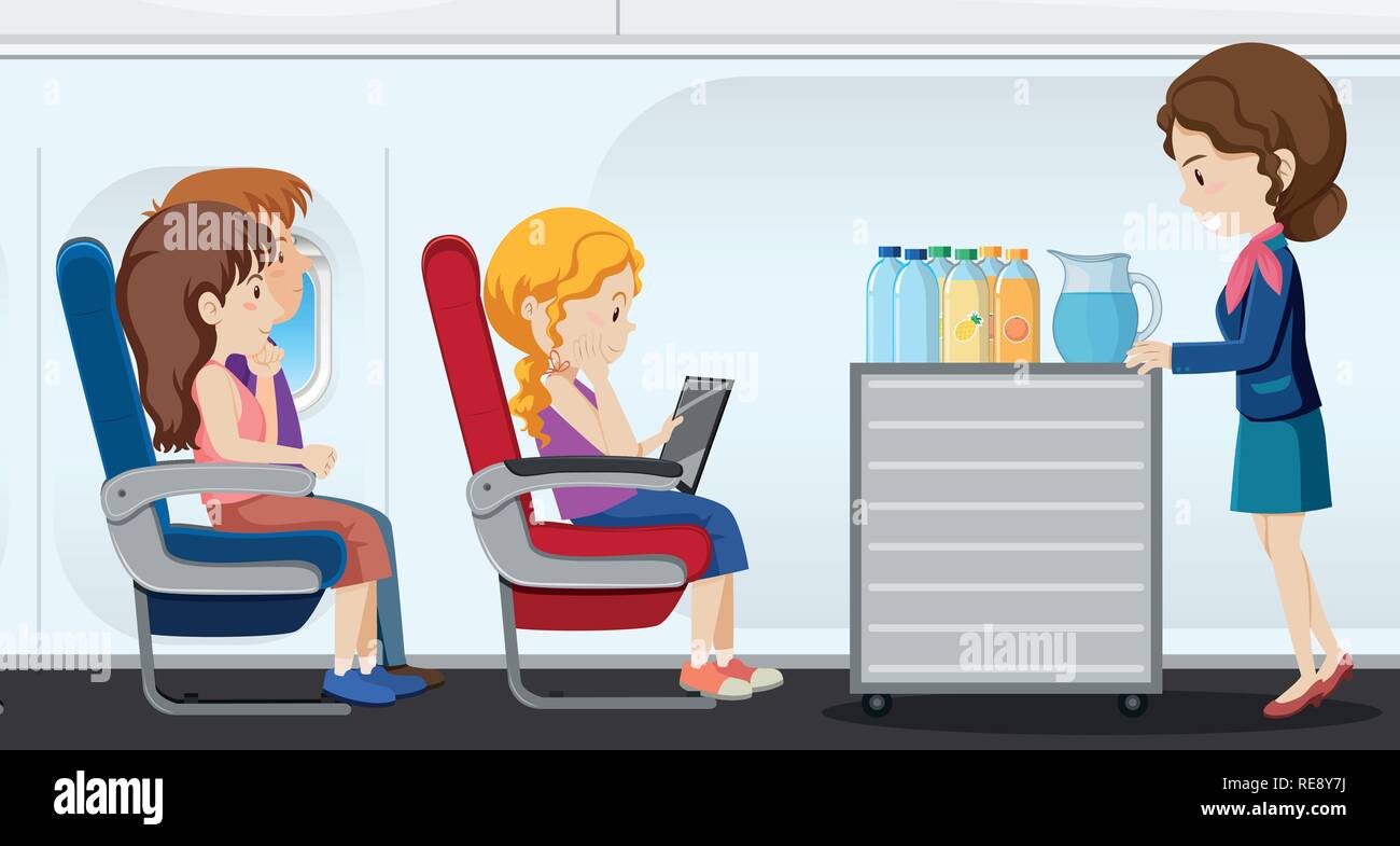 Passenger seat picture Stock Vector Images - Alamy