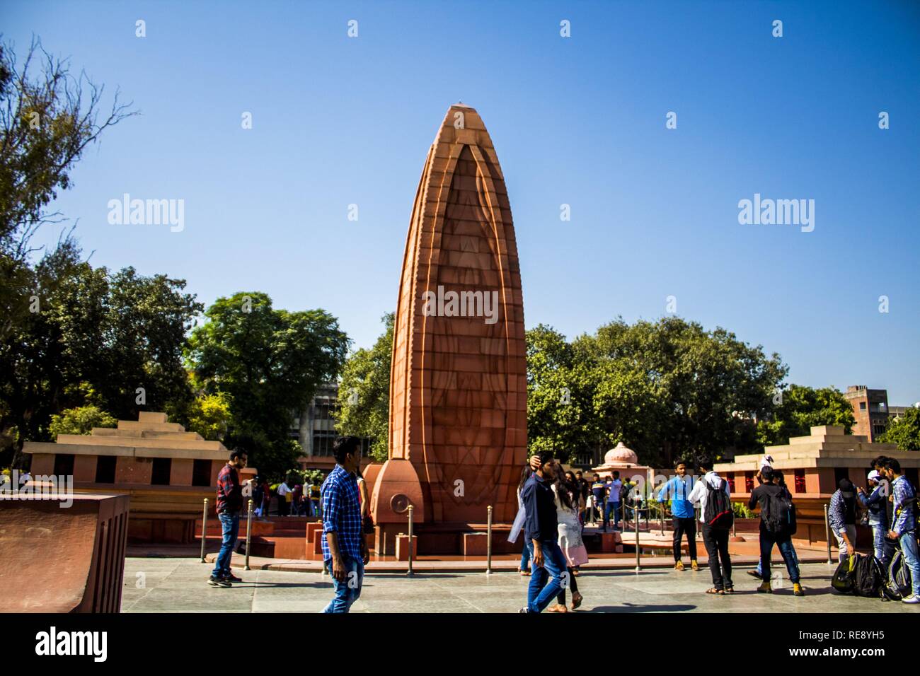 Memorial of the freedom fighters massacred by the colonialists. Stock Photo