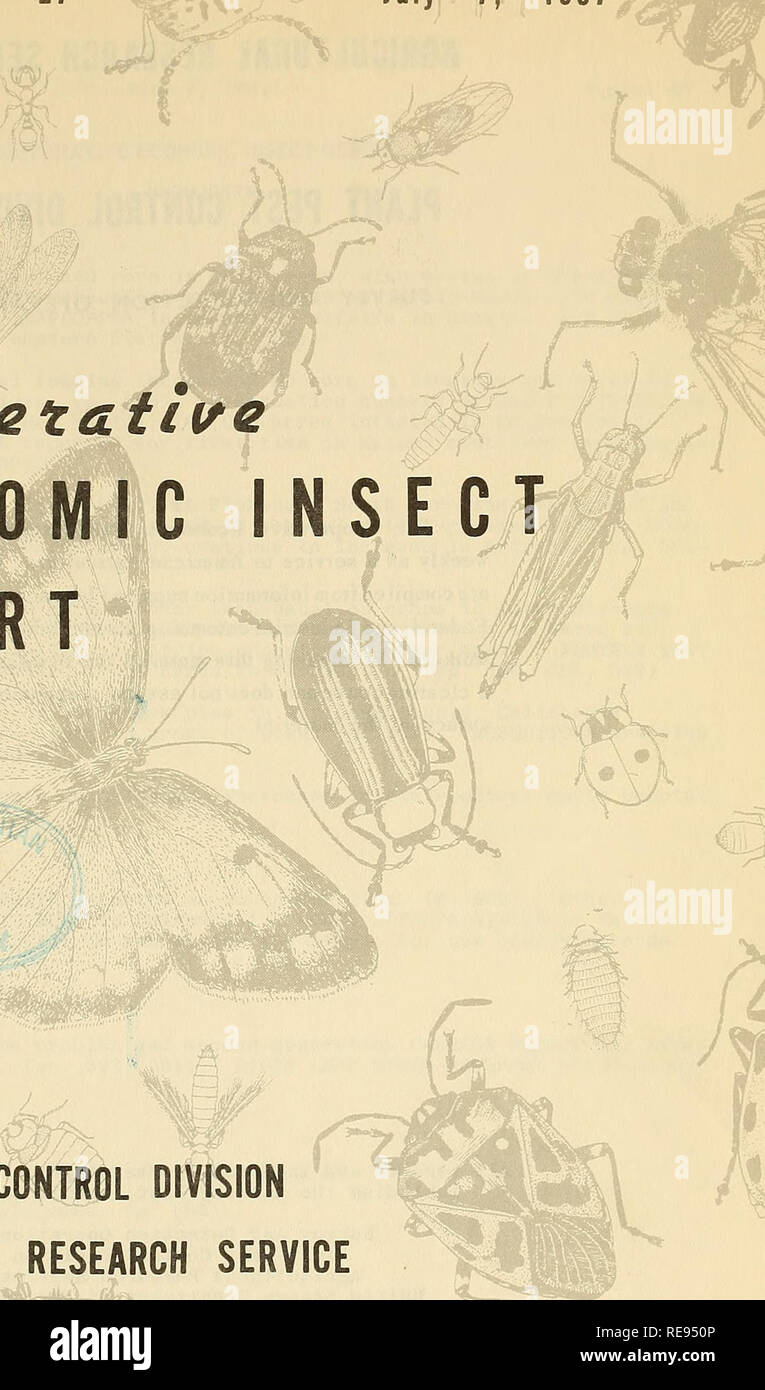 . Cooperative economic insect report. Beneficial insects; Insect pests ...