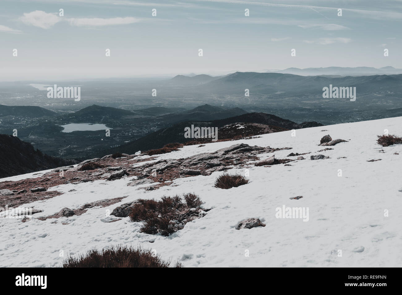 High mountain landscape Stock Photo - Alamy