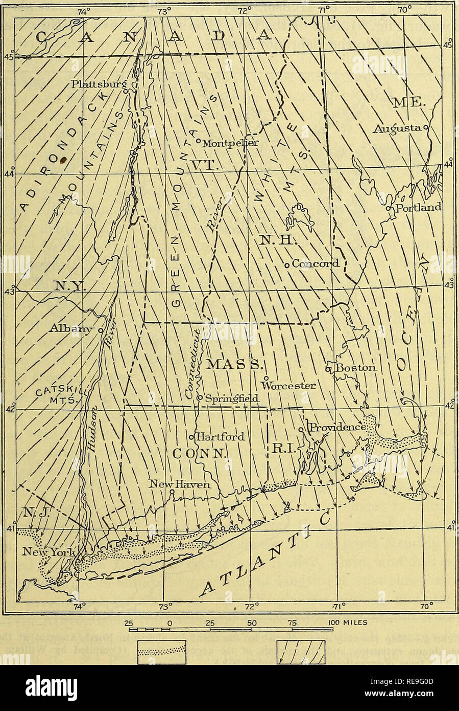 Physical Map Of Massachusetts Hi Res Stock Photography And Images Alamy Contributions To The Geography Of The United States 1923 1924 Geology Mines And Mineral Resources Physical Featukes Of Centeal Massachusetts 31 Wlieii The Phenomena Of The Whole Region Are Taken Into Con Sideration It Becomes Apparent That The Glaciers Depositing The Drift Terminal Moraine Direction Of Ice Movement Generaized Pigueh 4map Of Parts Of New England New York And New Jersey Showing Extent Directions Of Movement And Terminal Moraines Of The Last Great Ice Sheet Compiled Toy William C Alden From Observations Of Many Geologists Of New England Came From Centers RE9G0D