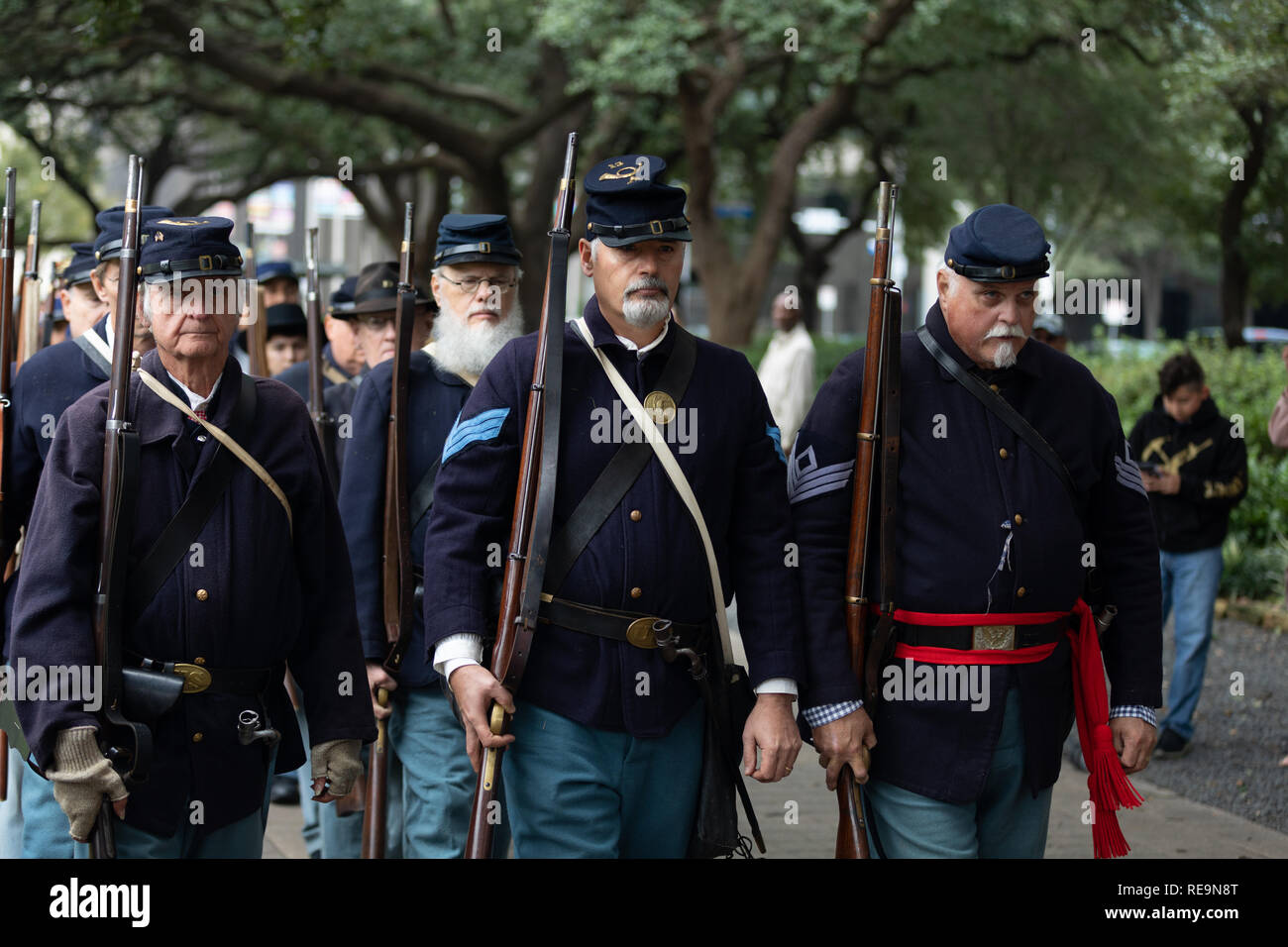 Houston, Texas, USA November 11, 2018 The American Heroes Parade