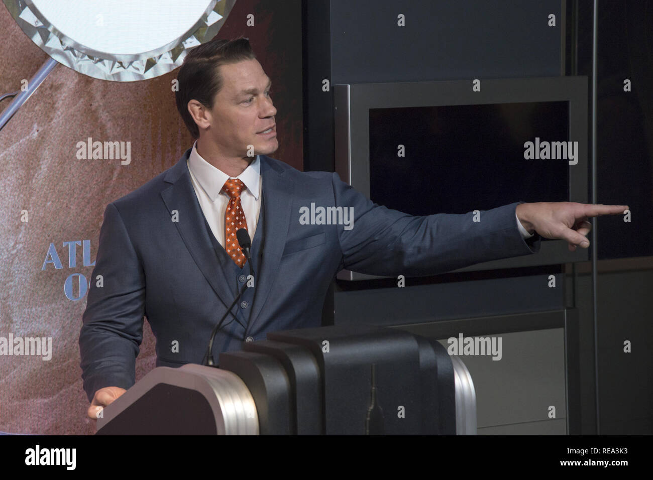 John Cena and Hailee Steinfeld light the Empire State Building