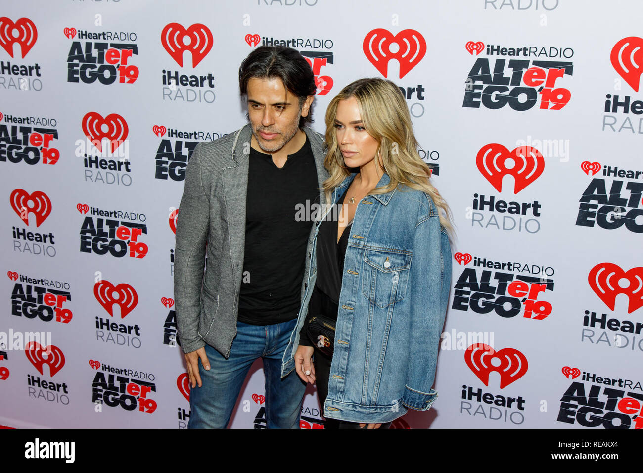 San Diego, California, USA. 19th Jan, 2019. Edwin Arroyave and Teddi Jo Mellencamp arrive on the Red Carpet at iheartradio ALTerEGO '19 at The Forum in Inglewood, California on January 19, 2019 Credit: Marissa Carter/ZUMA Wire/Alamy Live News Stock Photo