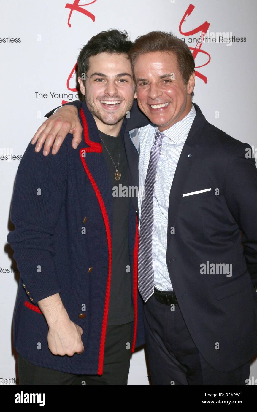 Los Angeles, CA, USA. 17th Jan, 2019. Zach Tinker, Christian LeBlanc at