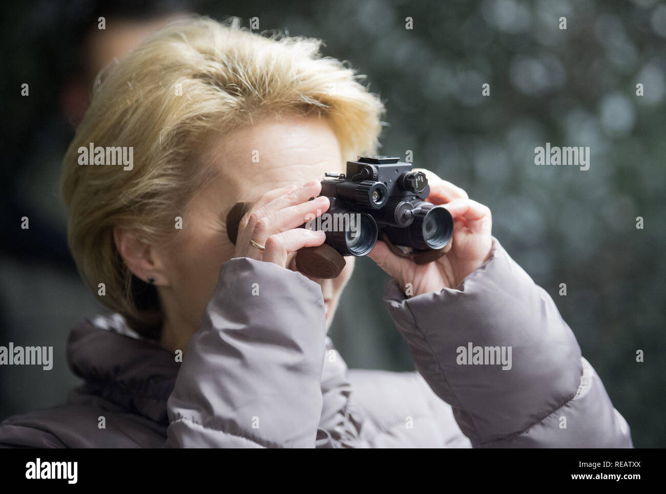 Hannover, Germany. 21st Jan, 2019. Ursula von der Leyen (CDU), Defence