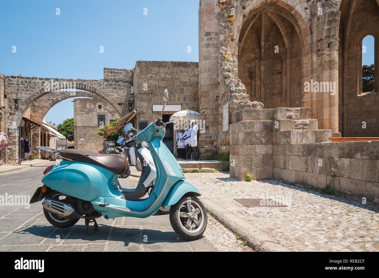 Motor scooters greece hires stock photography and images Alamy