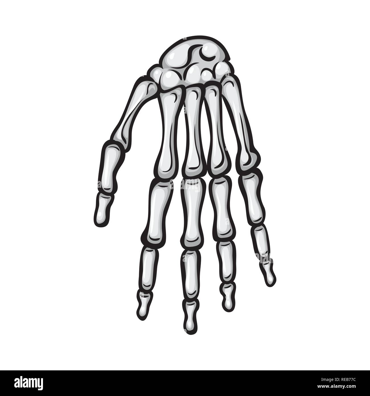 Xray Cartoon Hand
