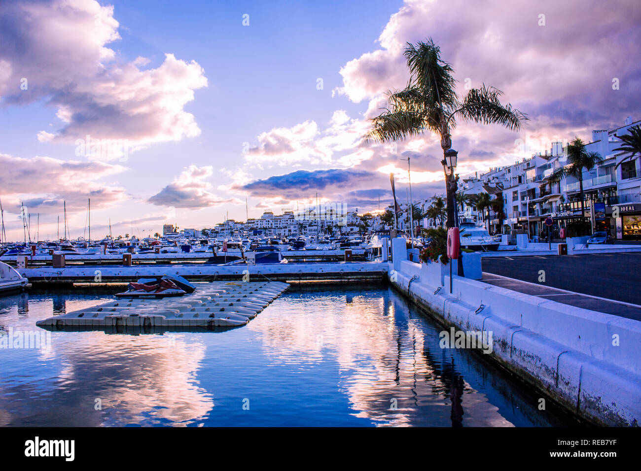Port of Puerto Banus. Puerto Banus, Marbella, Costa del Sol, Andalusia,  Spain. Picture taken – 20 January 2019 Stock Photo - Alamy
