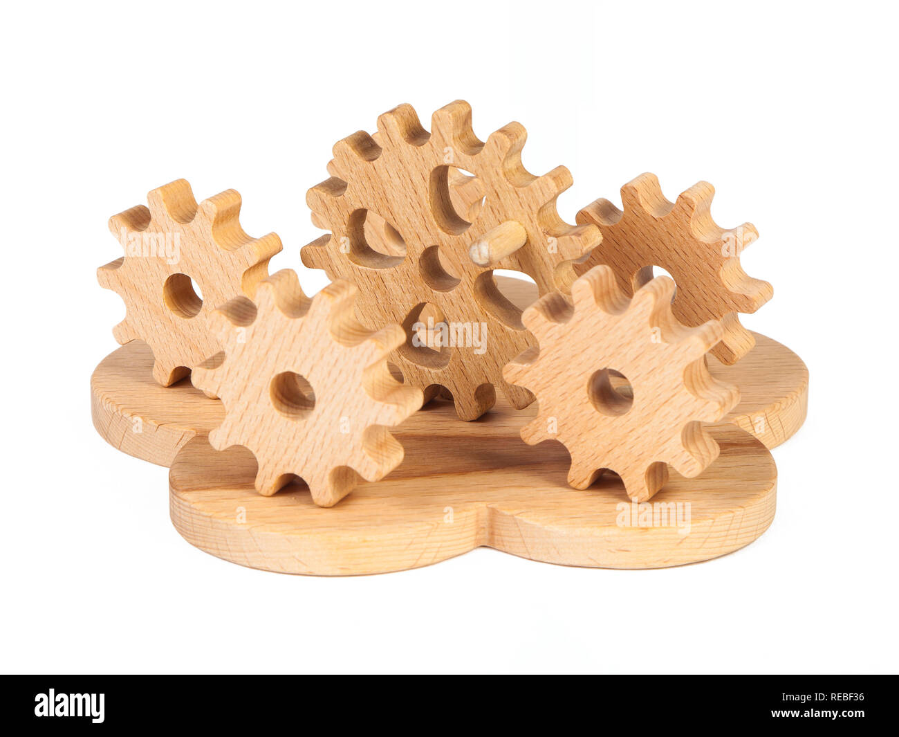 wooden gears toy
