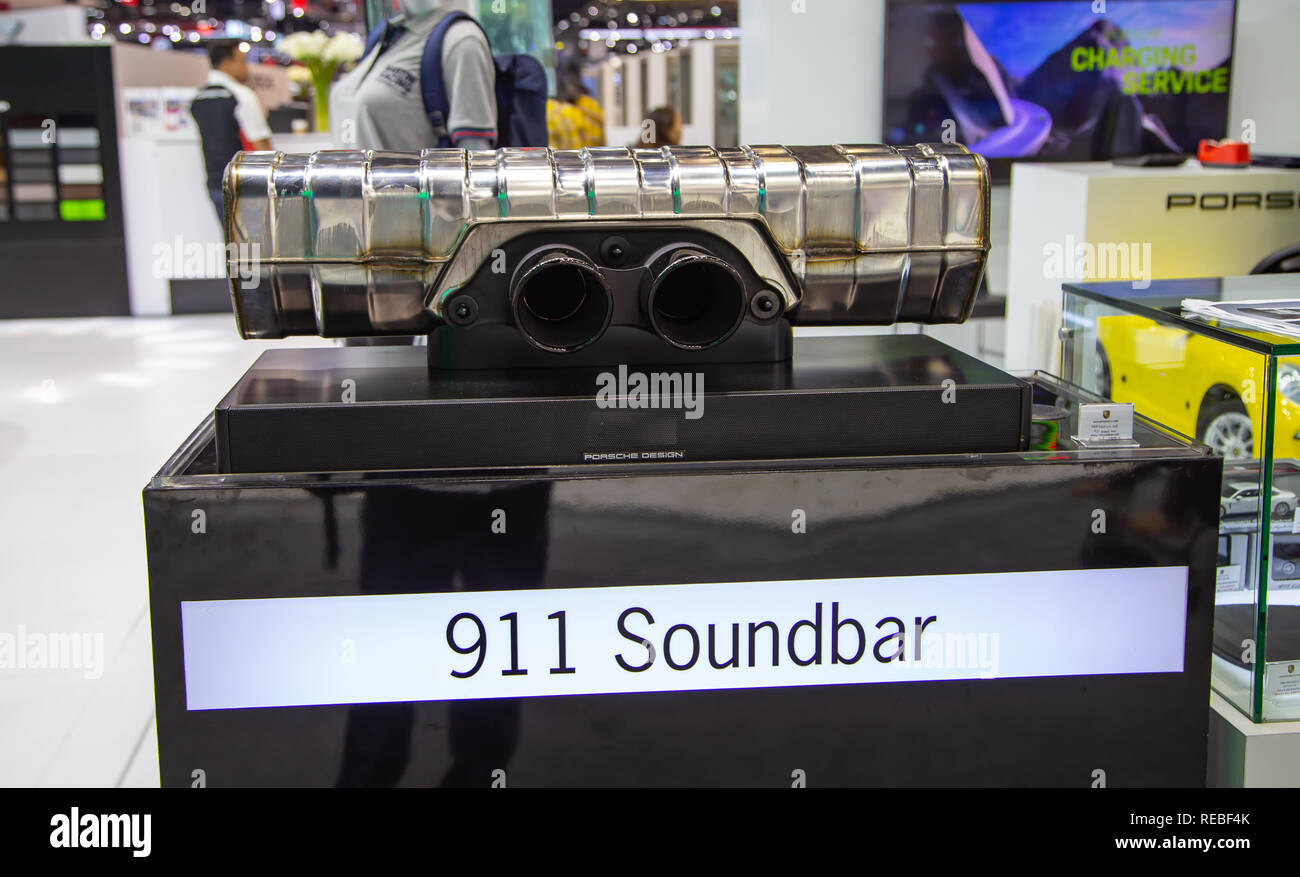 Nonthaburi, Thailand - December 4, 2018: Porsche 911 Soundbar display in  Porsche booth in Motor Expo 2018 Stock Photo - Alamy