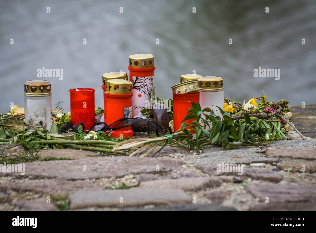 Candle to remember Stock Photo Alamy