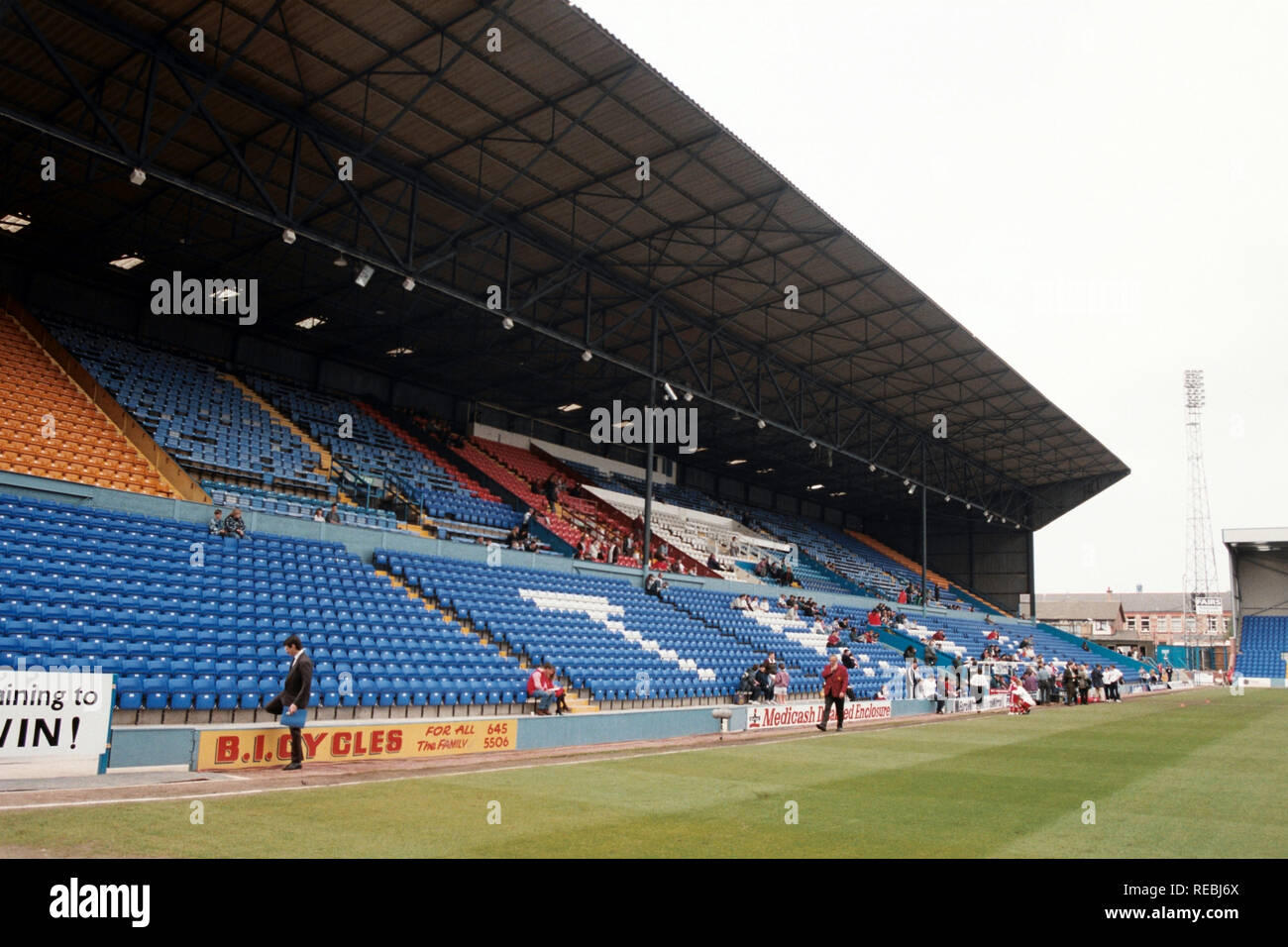 General view of Tranmere Rovers FC Football Ground, Prenton Park, Prenton Road West, Birkenhead, Liverpool, pictured on 30th April 1995 Stock Photo