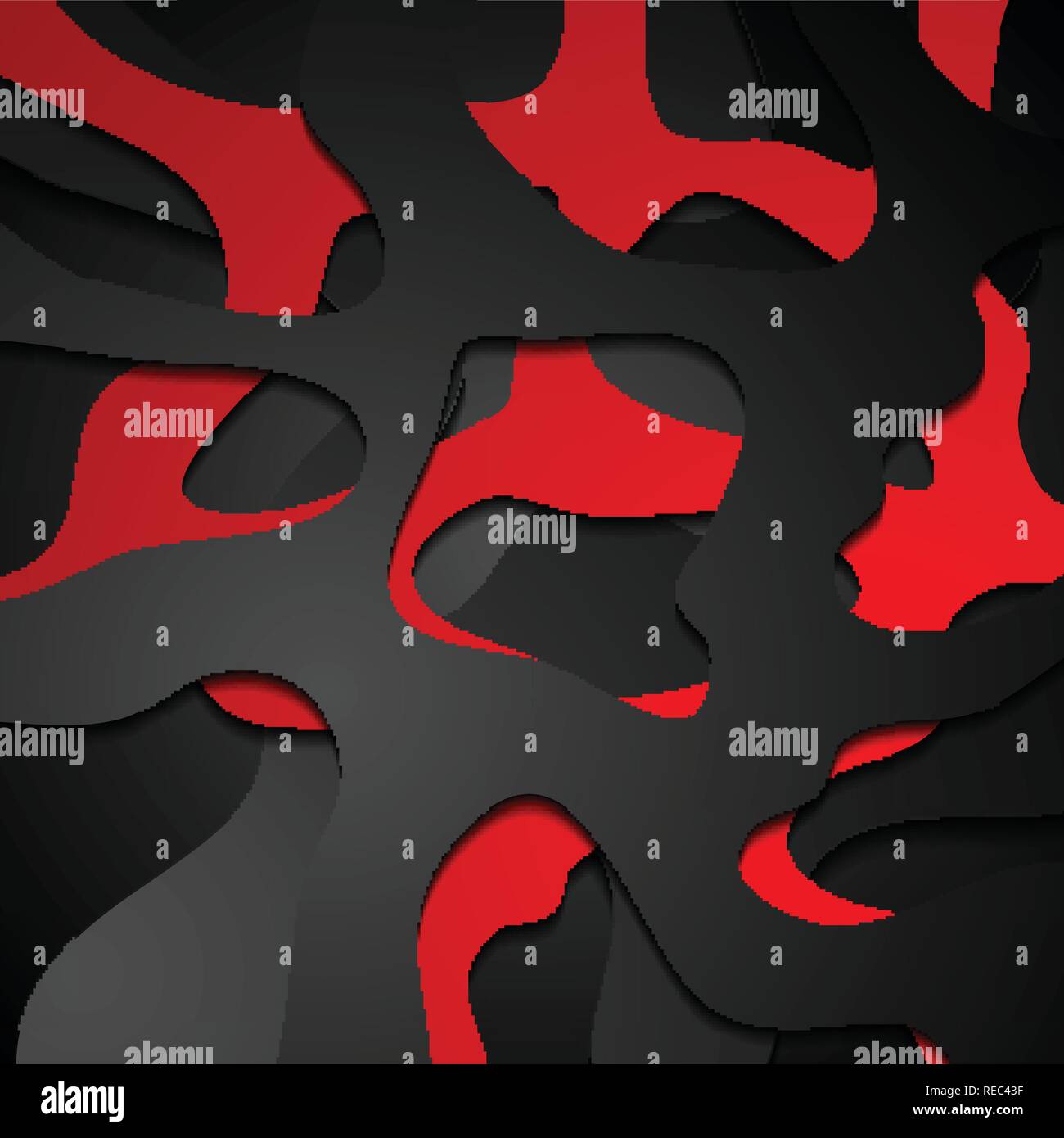Red and black corporate wavy pattern design. Vector background Stock ...