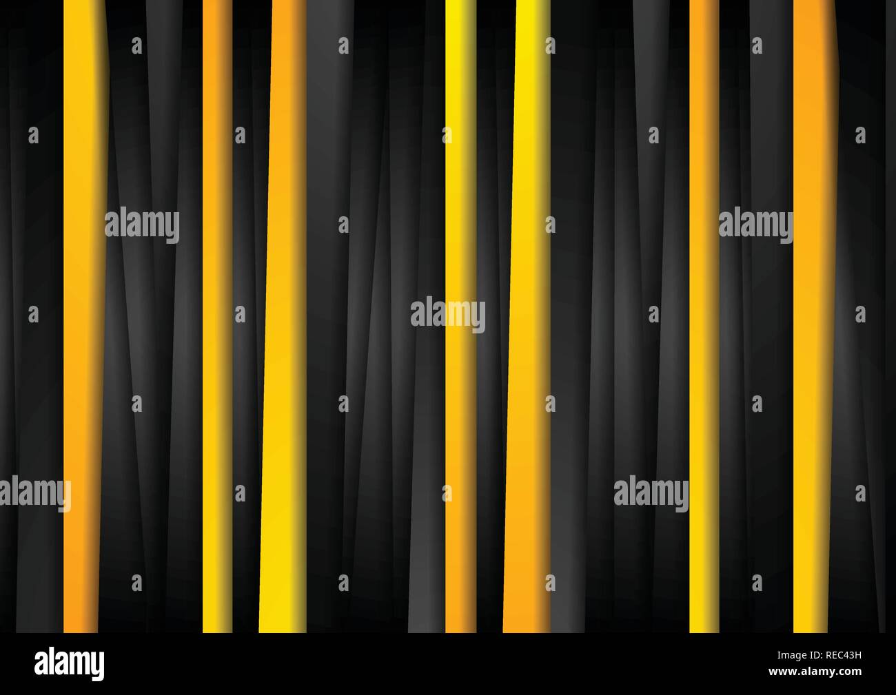 Contrast orange and black stripes abstract corporate background. Vector ...