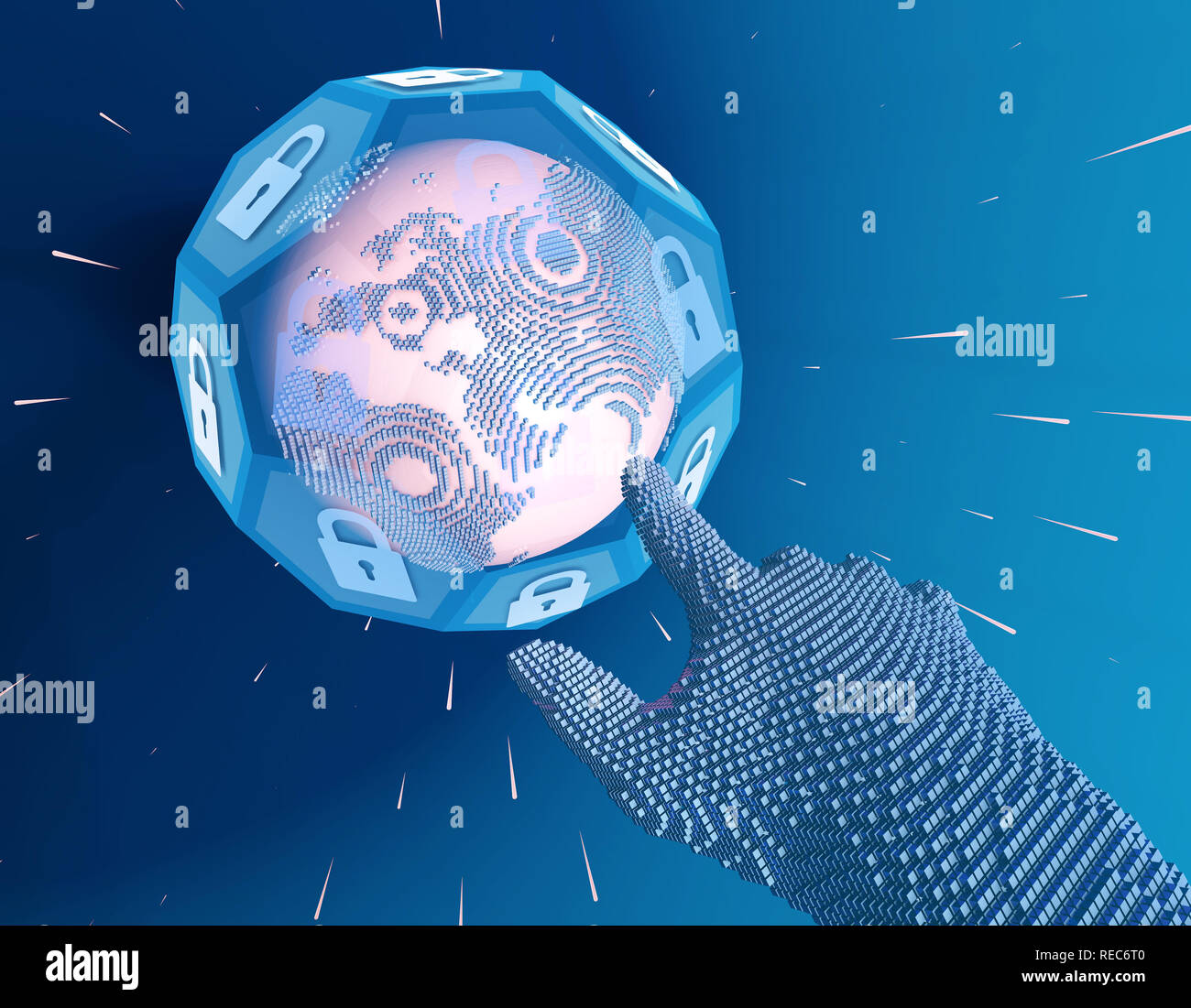 Earth network technology, data information transmission, future human ...