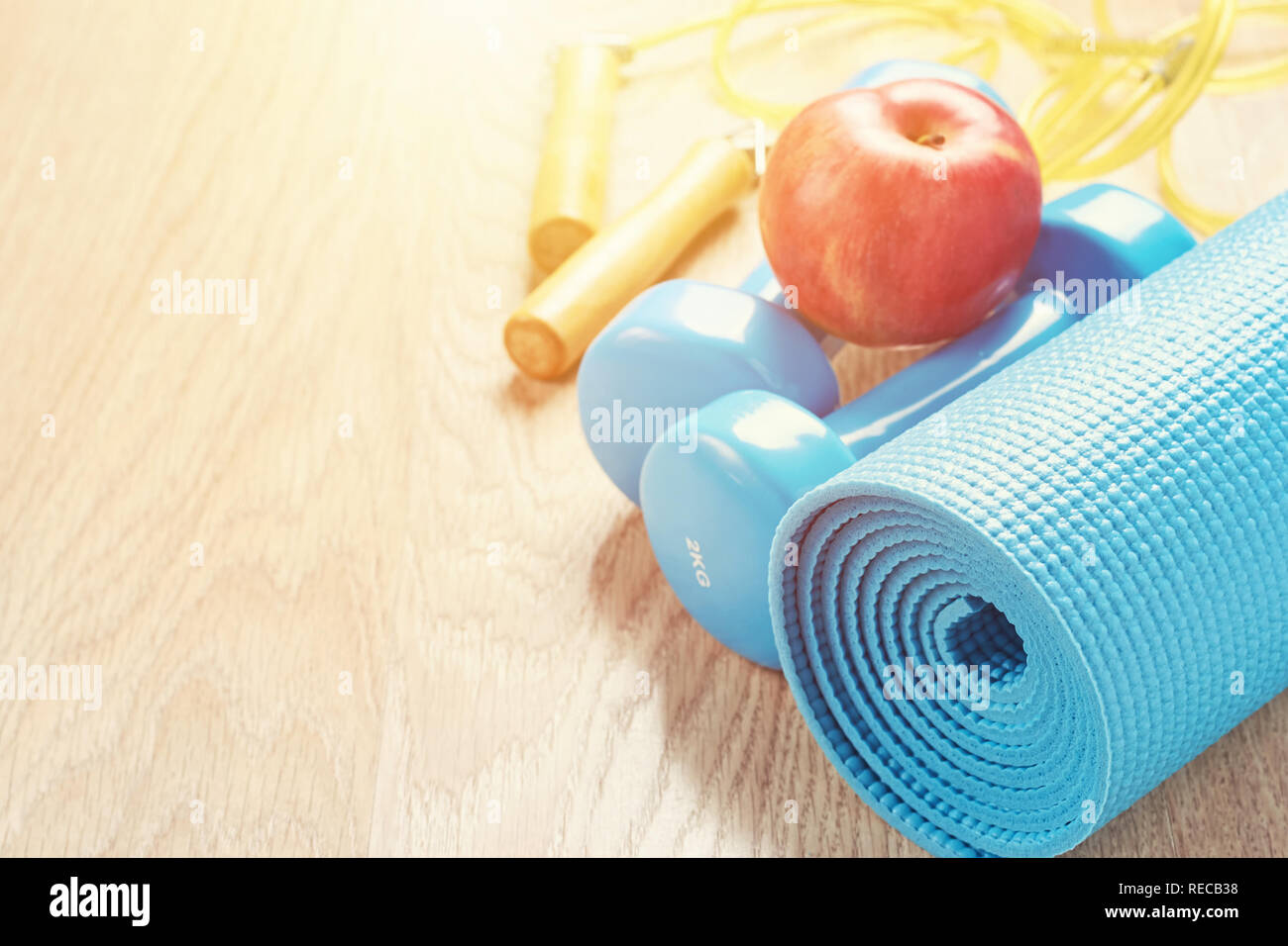 fitness concept yoga mat