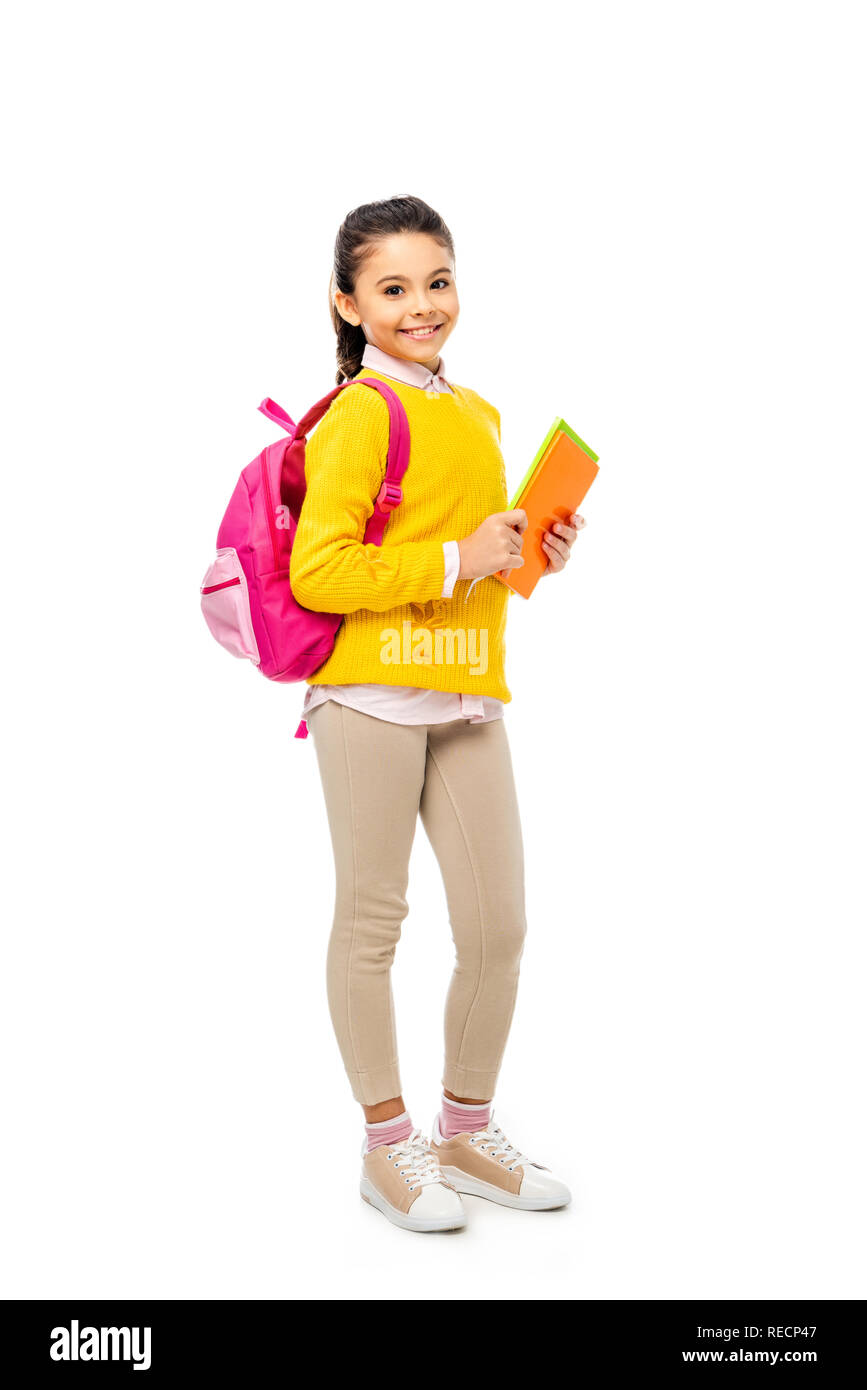 kid holding backpack