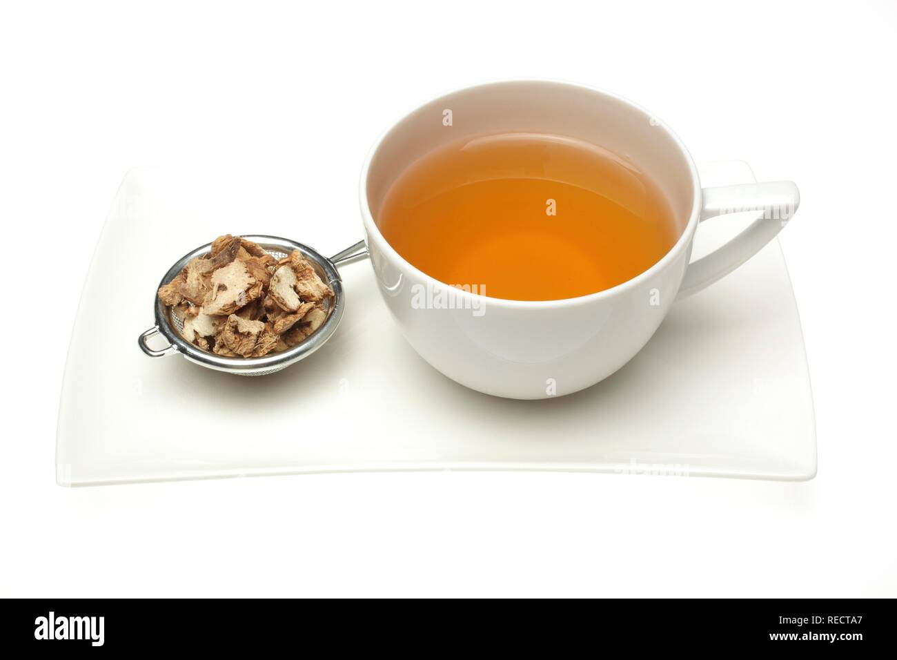 Herbal tea made from the medicinal plant Bletilla, striped Chinese