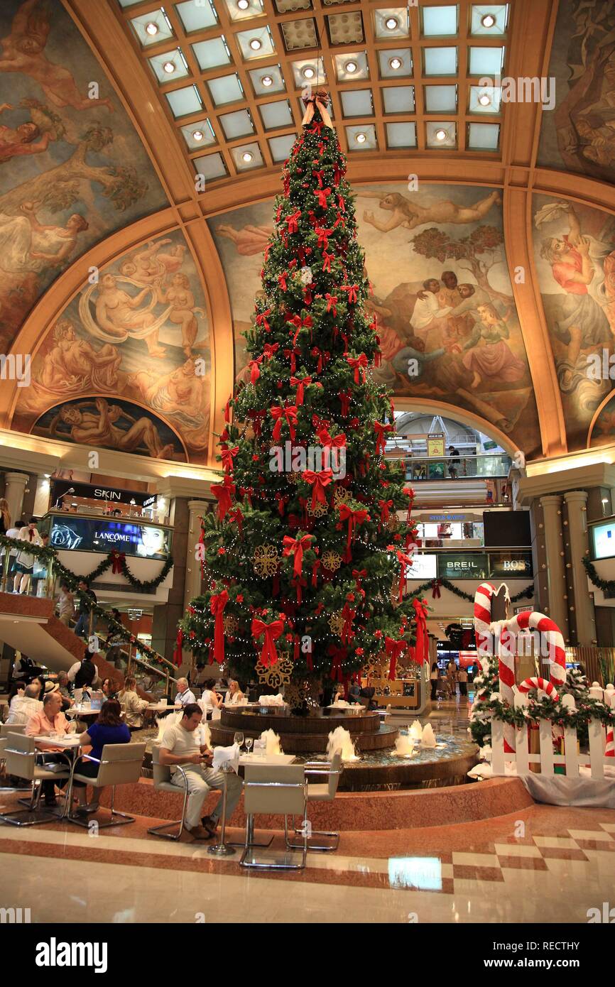 Christmas in the department store Galeria Pacifico in Florida, Buenos Aires, Argentina, South America Stock Photo