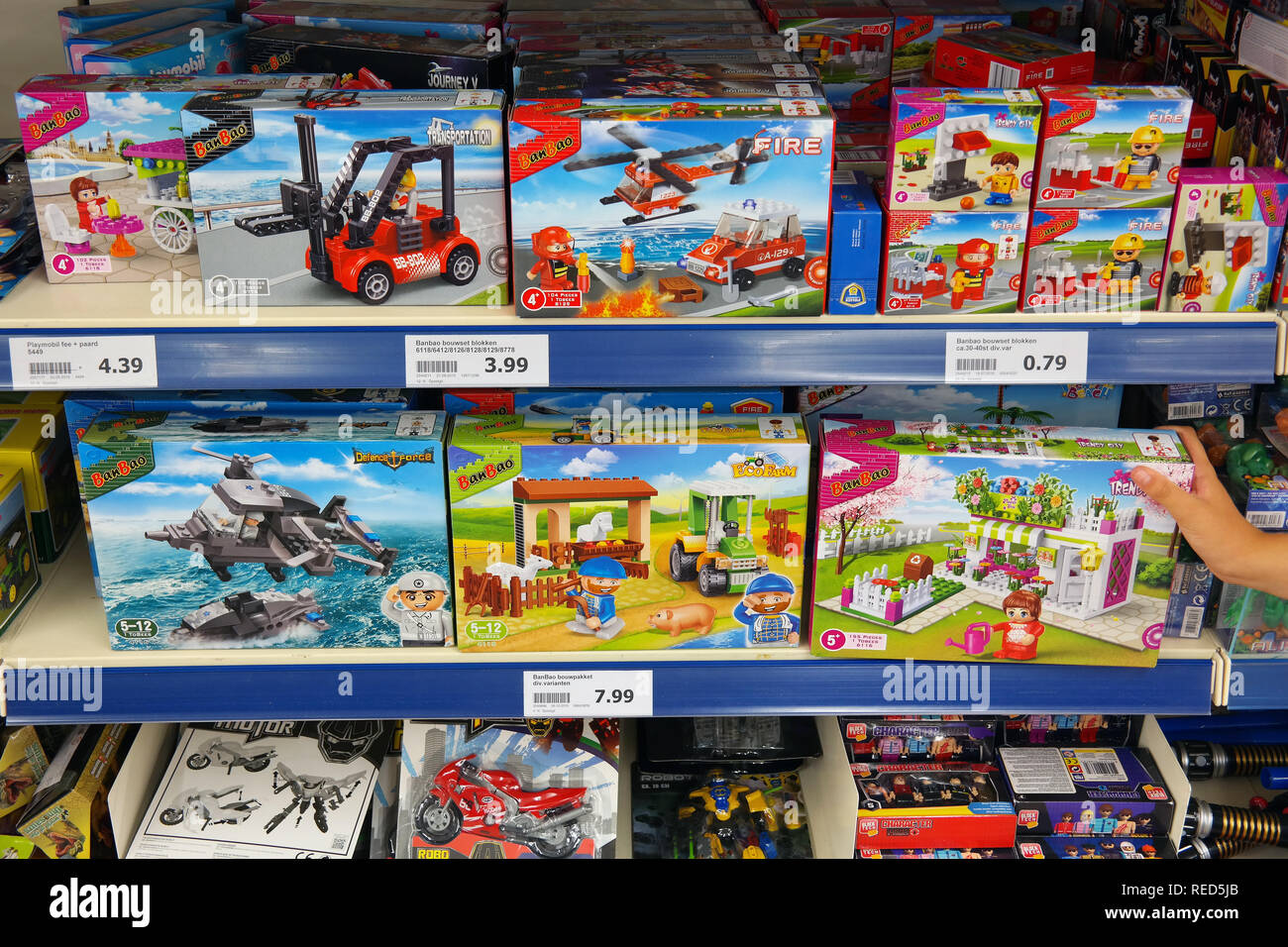 Banbao A Lego clone Stock Photo