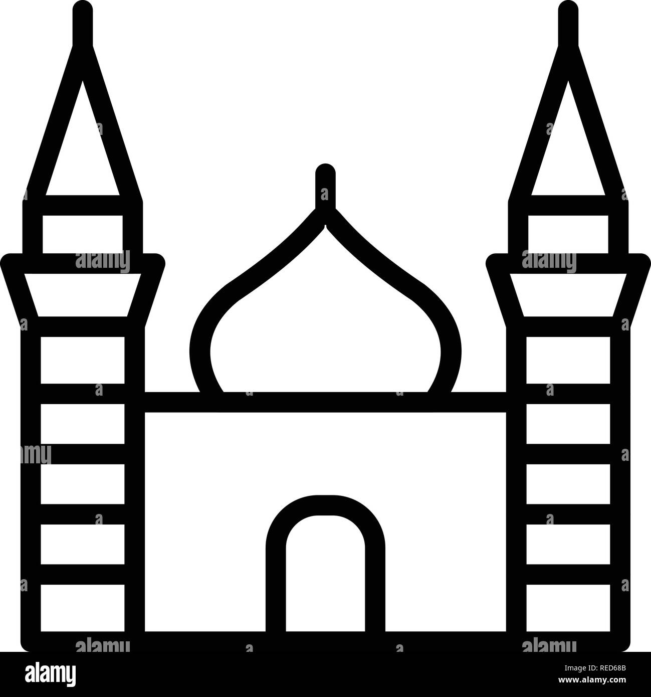 Mosque Vector Icon Sign Icon Vector Illustration For Personal And Commercial Use... Clean Look Trendy Icon... Stock Vector