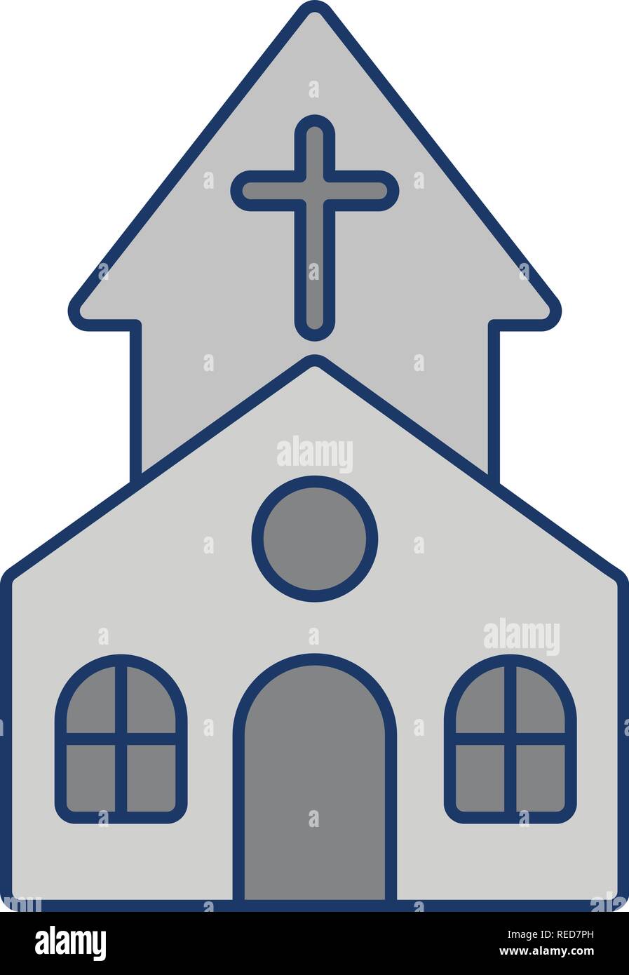 Church Vector Icon Sign Icon Vector Illustration For Personal And ...
