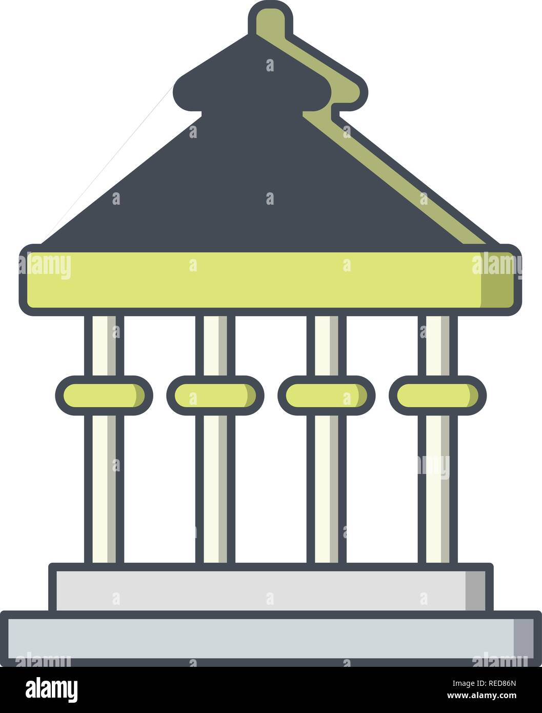 Veranda Vector Icon Sign Icon Vector Illustration For Personal And ...