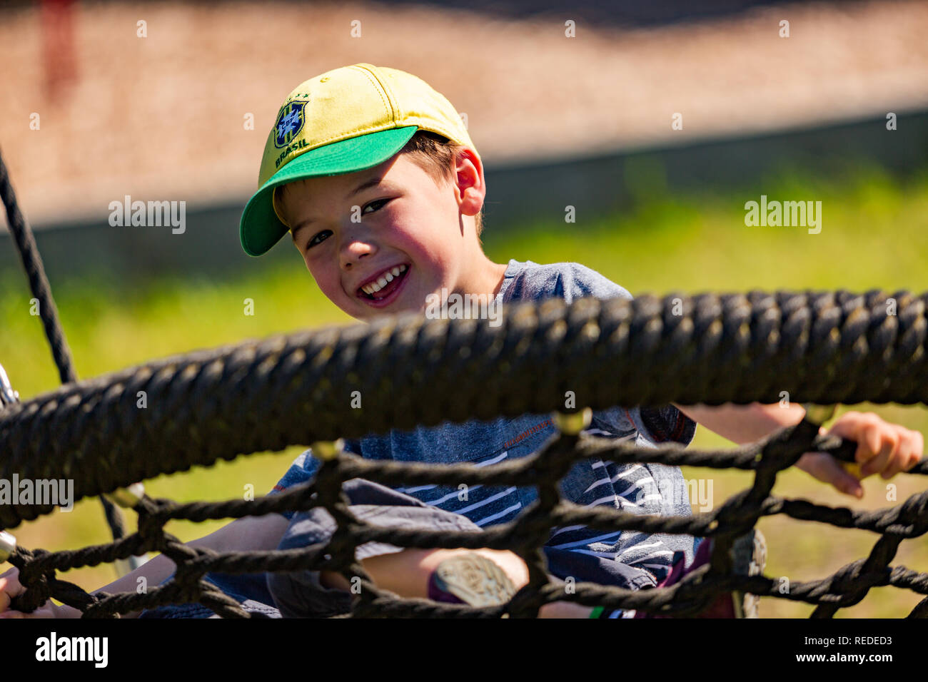 Having fun in the park Stock Photo